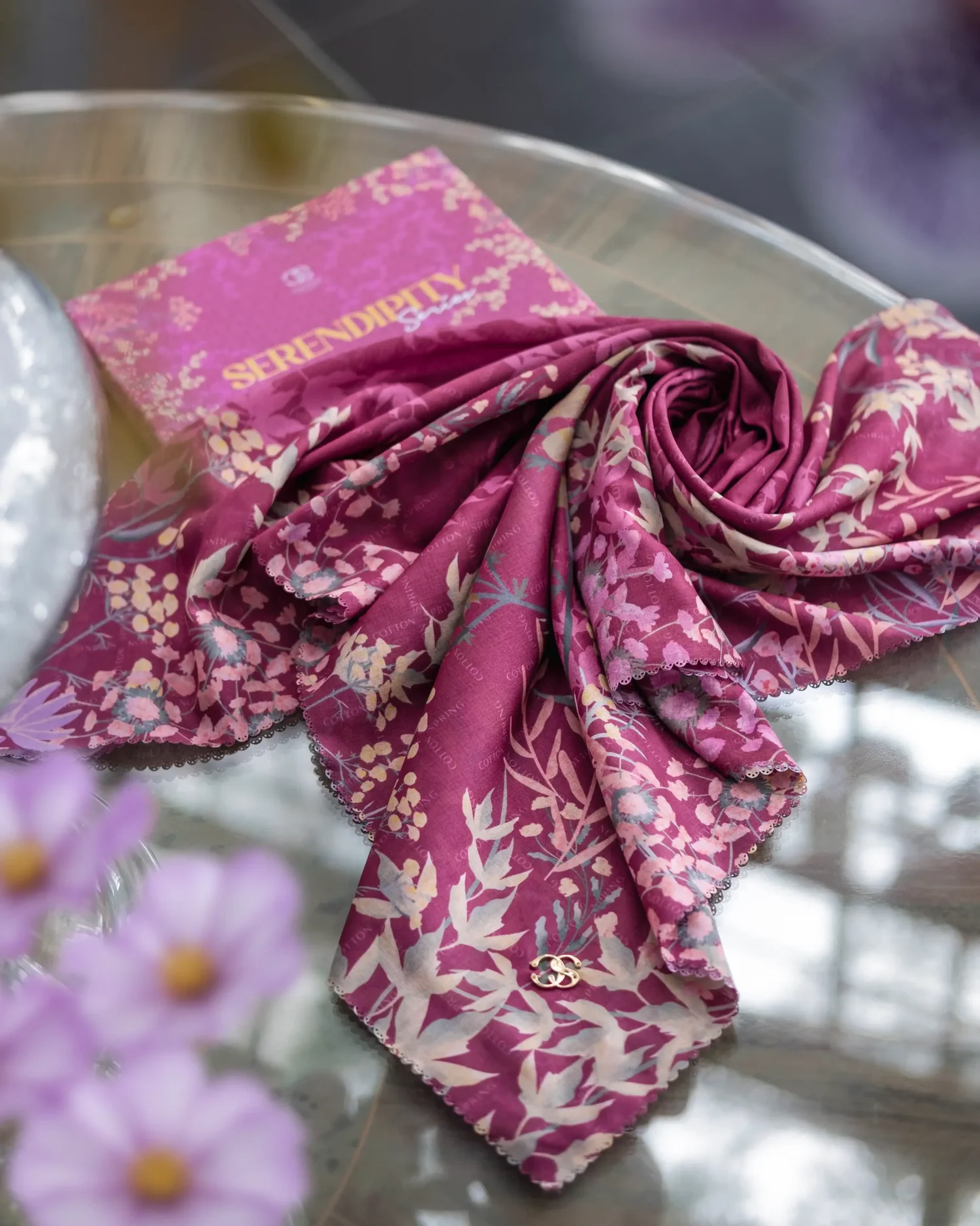 Cotton Spring colorway — Fuchsia
