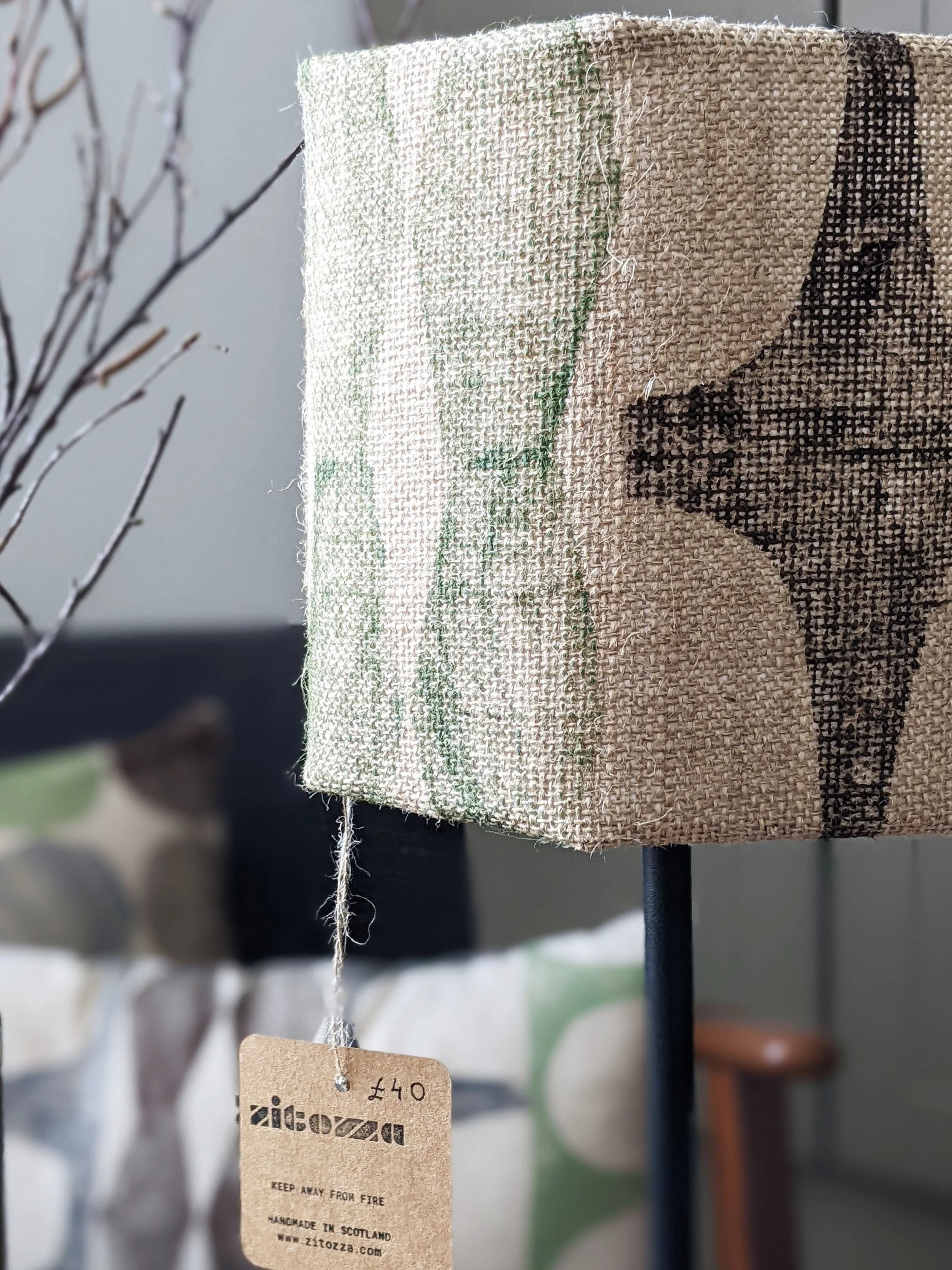 BÉTON small hexagonal lampshade