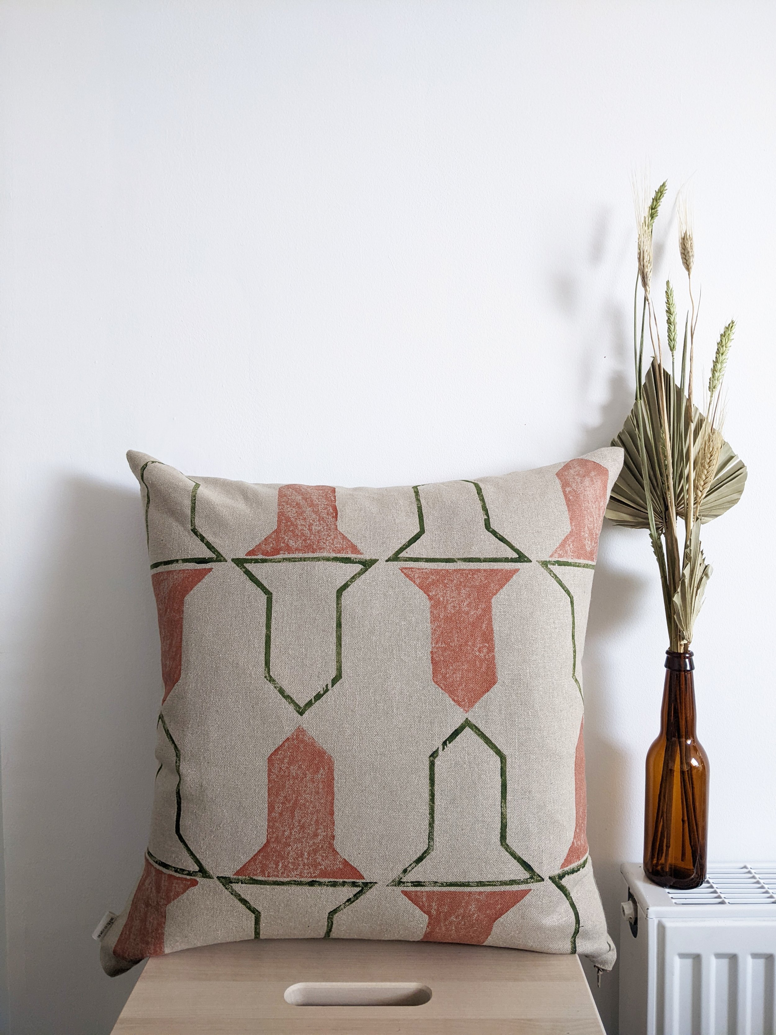 PÁLMAHÁZ linen cushion - 50cm