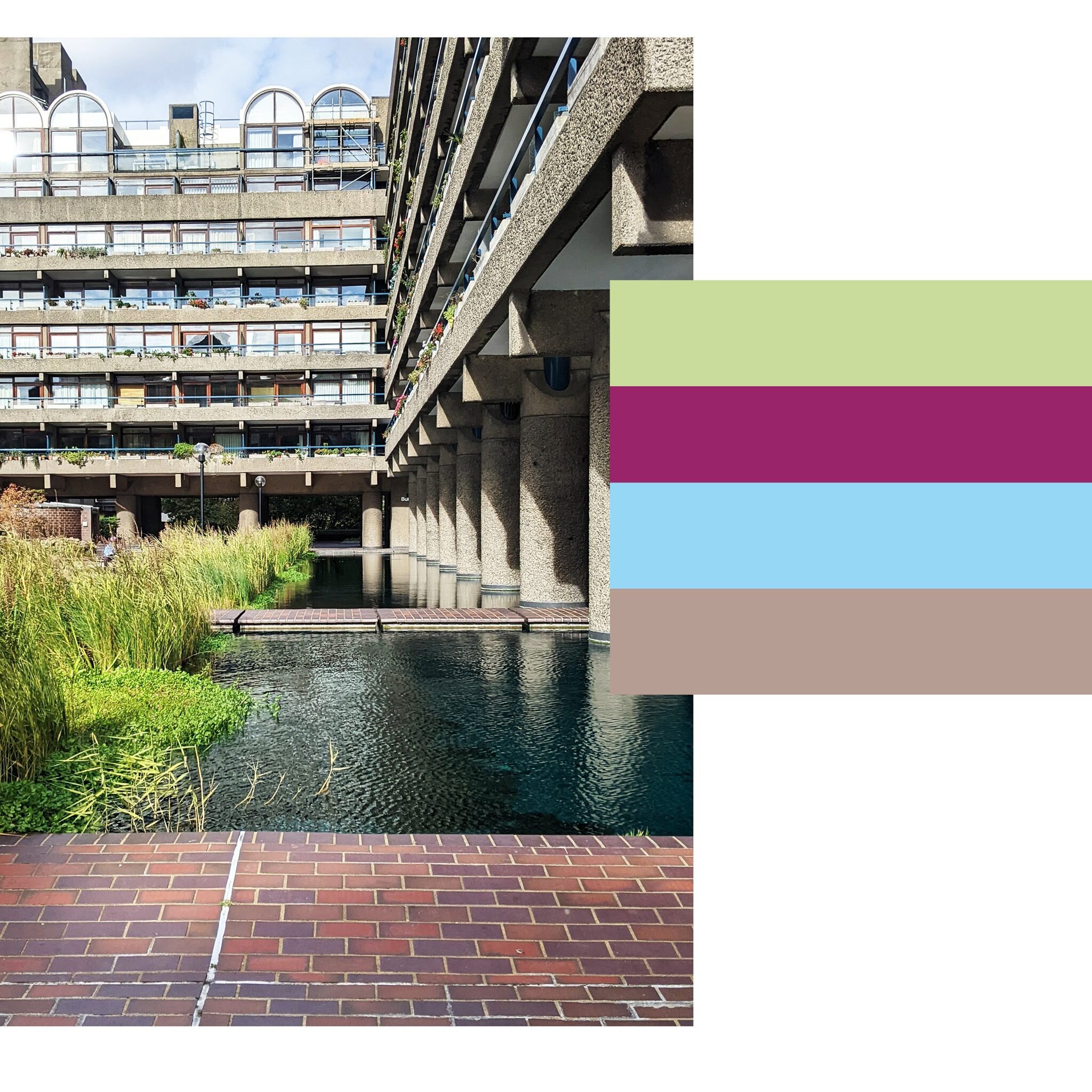sunday inspiration 📸 i finally published my barbican blog post! (link in bio, of course.) i've written it from quite a textile angle but i've filled it with recommendations for more architecturally expert sources as there are some really great ones 