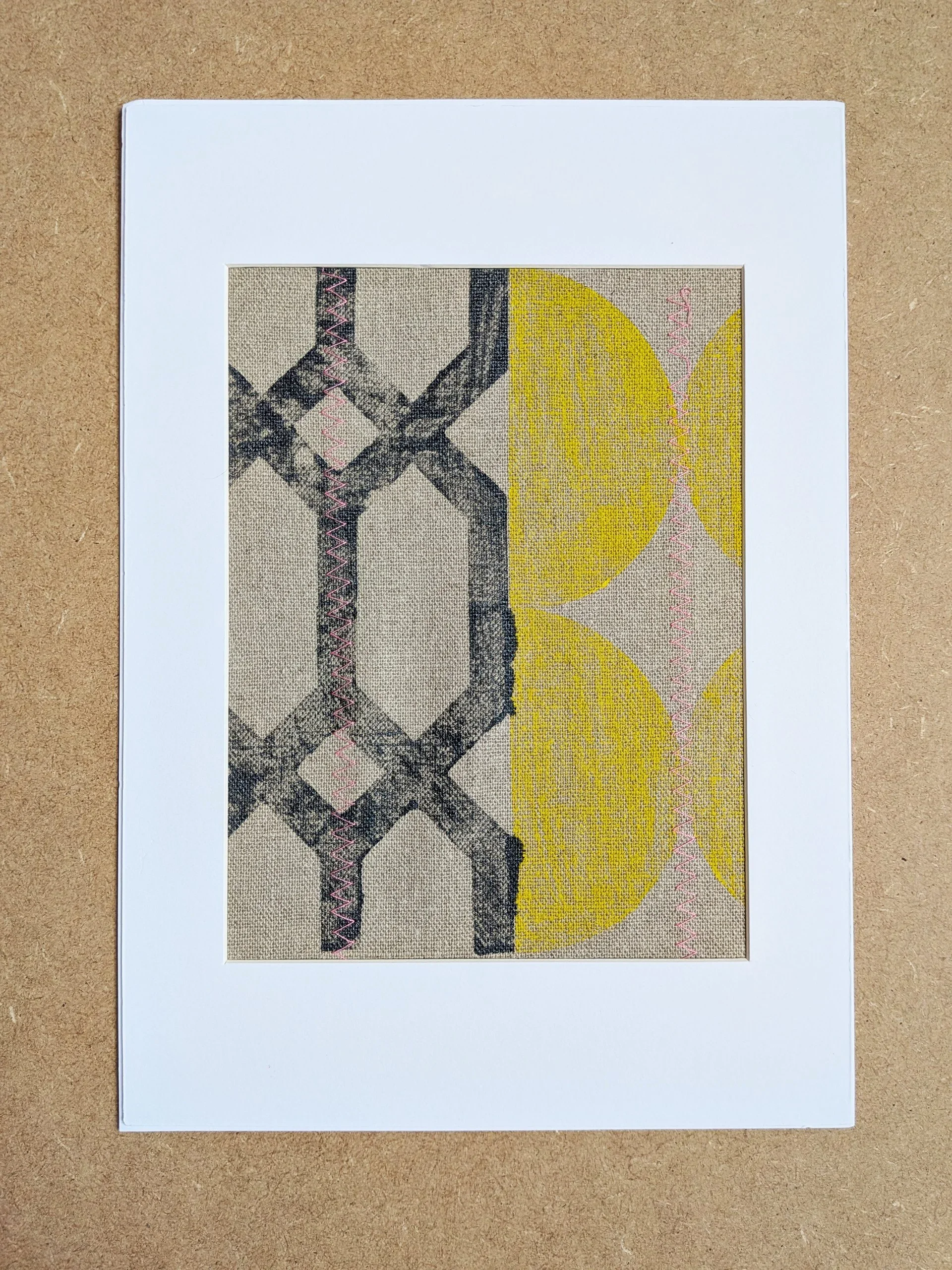 from fabric to wall: printmaking in small editions