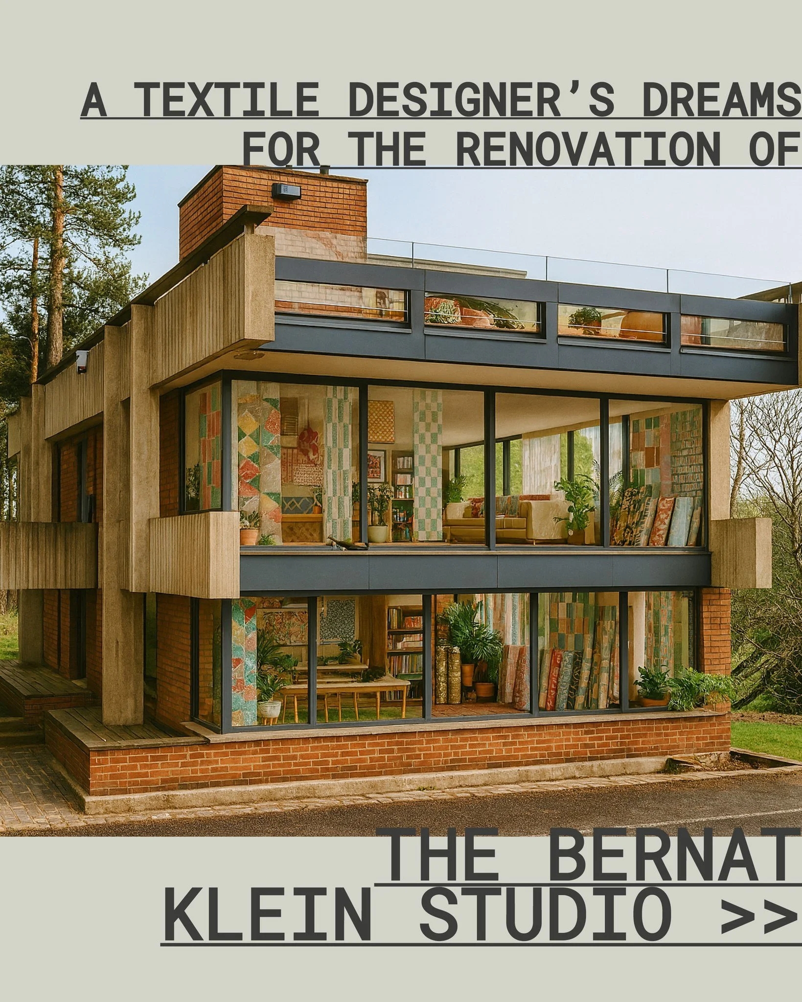 best of 2025 🥇 the most popular blog post this year on the zitozza journal was of course the personal reimagination of the bernat klein studio! the fate of the building was in limbo for decades when, quite surprisingly in july this year, it went up 