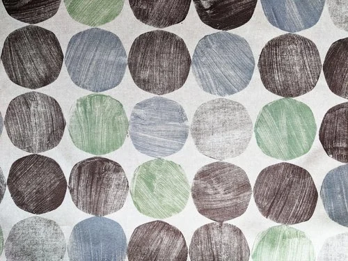 abstract geometric hand print