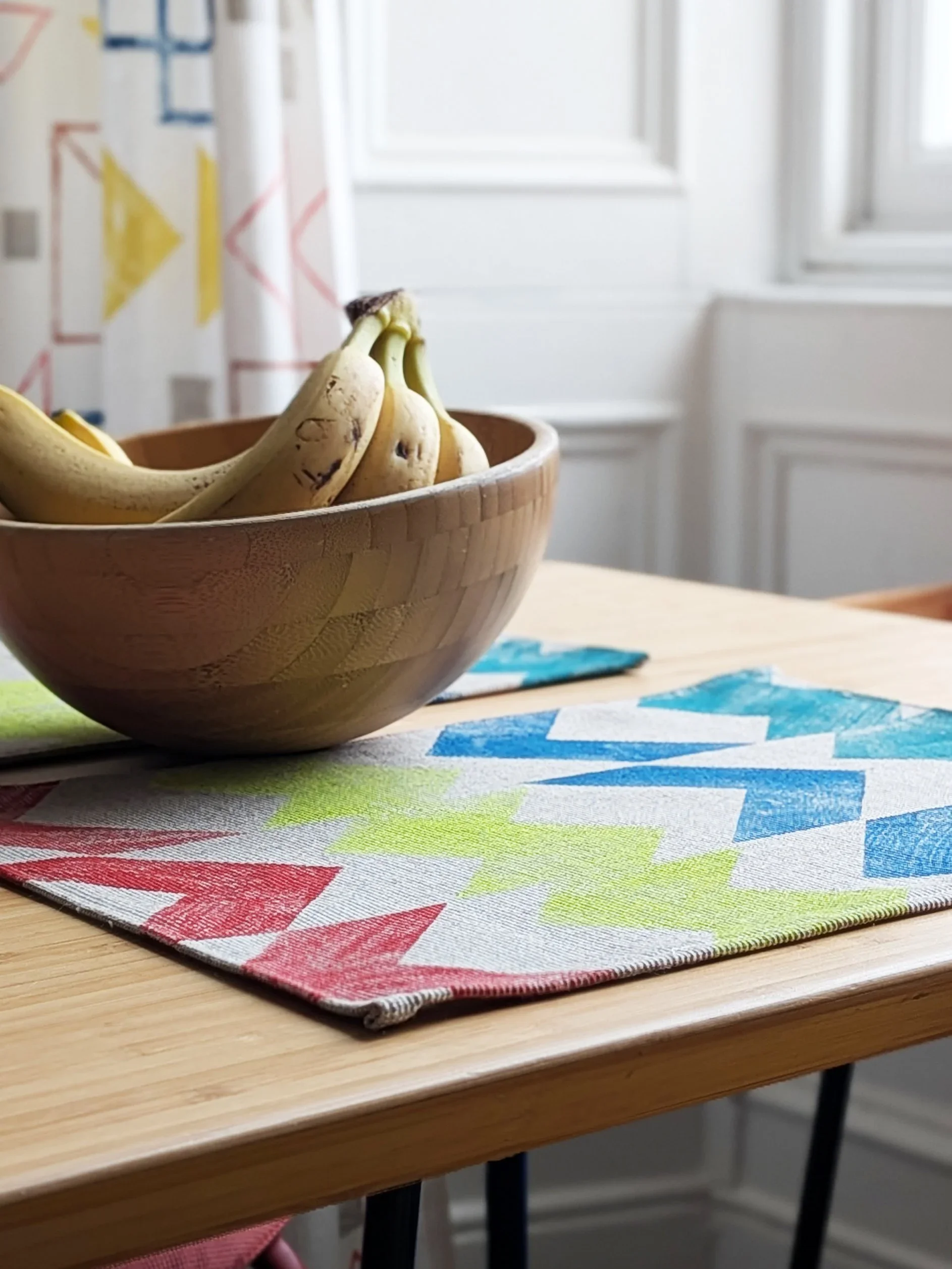 SEMAFÓRO striped place mat (or small teatowel)