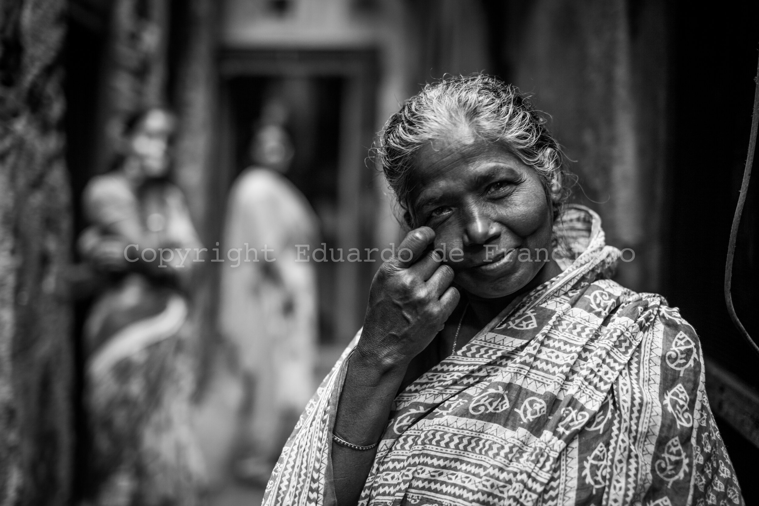  Daya Dolay, 65, lives in Sonagachi since she was 18. She worked as a prostitute for 15 years, then as a servant for 25 more years. Now, she has neither work nor other means of subsistence. 