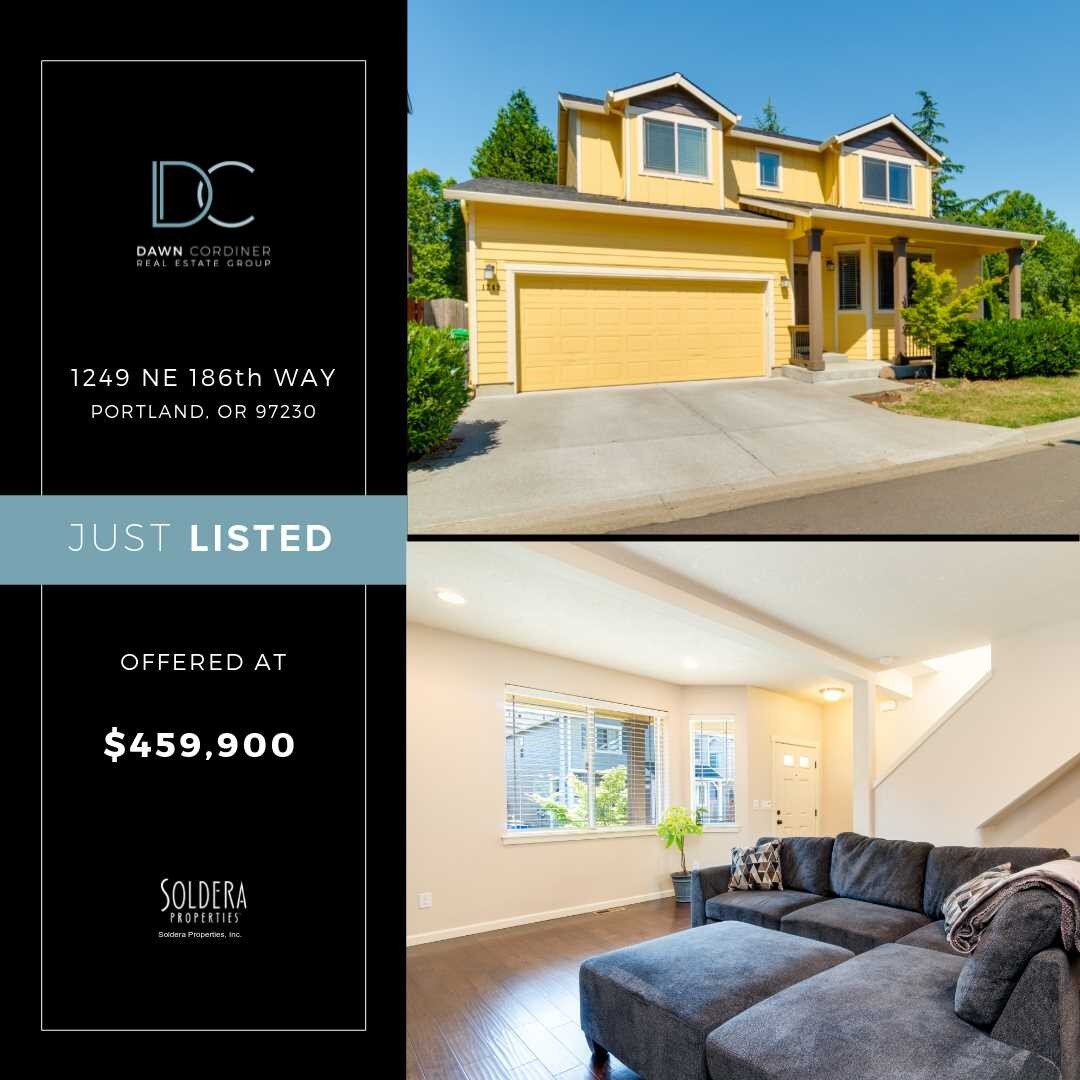 🚨NEW LISTING! 🚨
📍 1249 NE 186TH WAY, PORTLAND, OR 97230
🏡 4 BED 2.5 BATH 1,705 sqft
💰 $459,900

Beautifully maintained home on quiet, close-in street. Corner lot just one block from Kirk park. Featuring 4 bd or 3+ office/den on main, open floor 