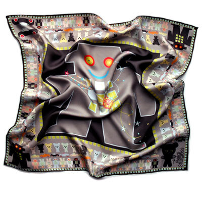 Heidi Sturgess Toybox Design Silk Scarf - 2010