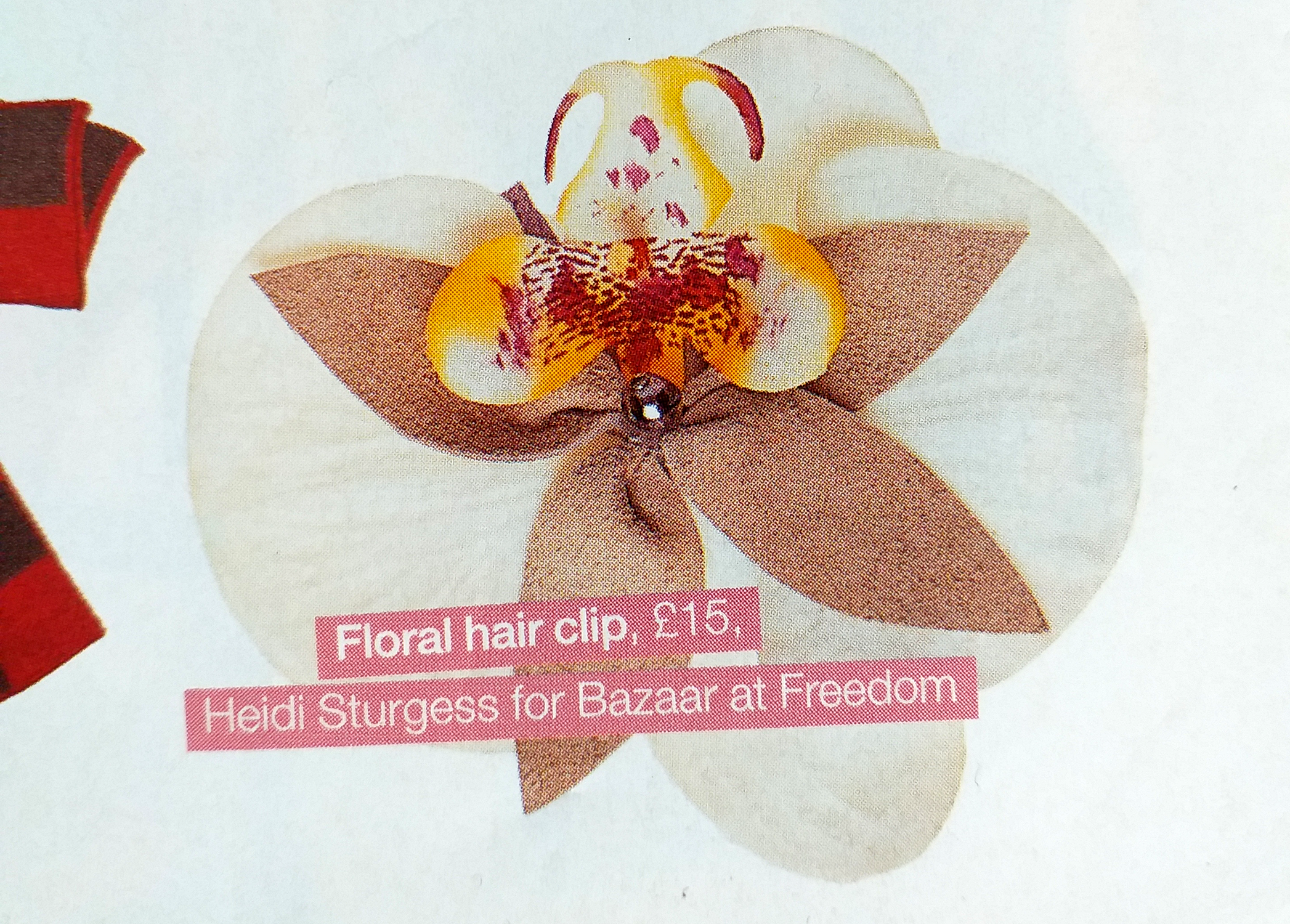 Heidi Sturgess x Bazaar Topshop - Orchid Brooch