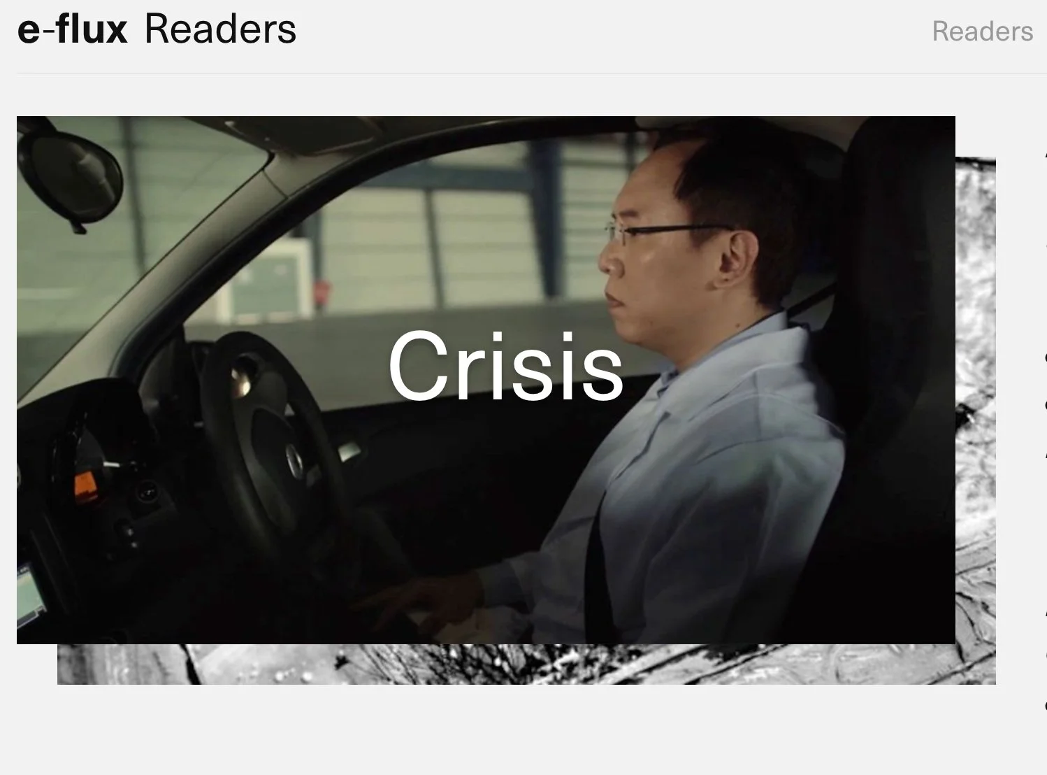 Link to Crisis, edited by Jareh Das