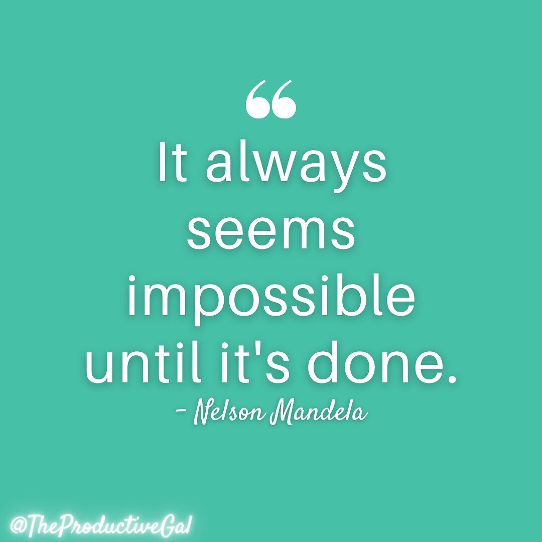 So true! Never feel like your goals are too high or out of reach.🙌

When you are just starting out, it&rsquo;s so easy to be discouraged and to think to yourself &ldquo;this is impossible&rdquo;

But it&rsquo;s NOT impossible &mdash; keep on working