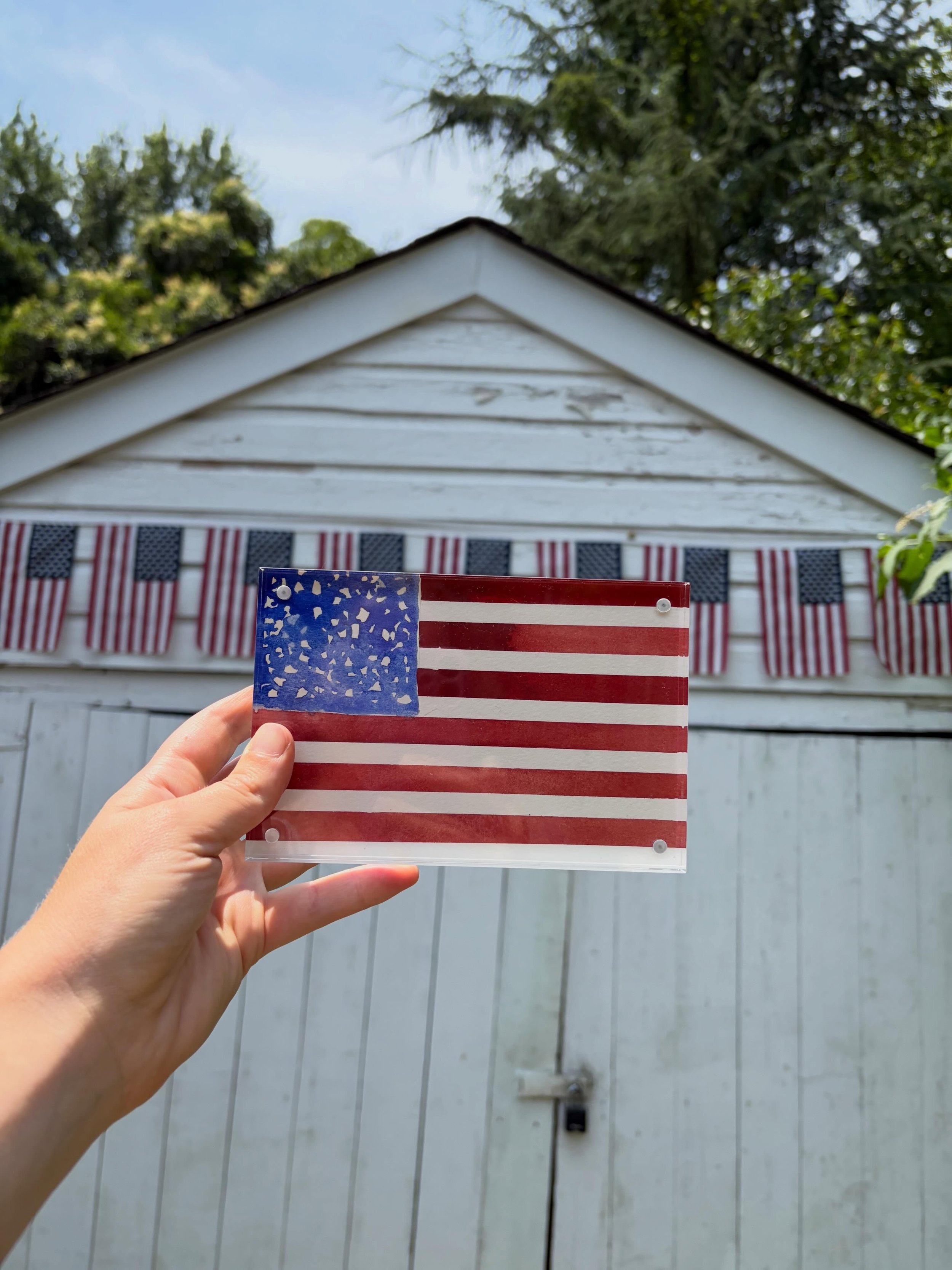 🎆 Giveaway!!!! 🎆

The 4th of July will be here before we know it, and it&rsquo;s on a SATURDAY this year! 🇺🇸🎆🍉🍔🌭

To celebrate, I thought I&rsquo;d gift one of you this little Americana watercolor sketch. Comes in a 4&rdquo;x6&rdquo; acrylic 