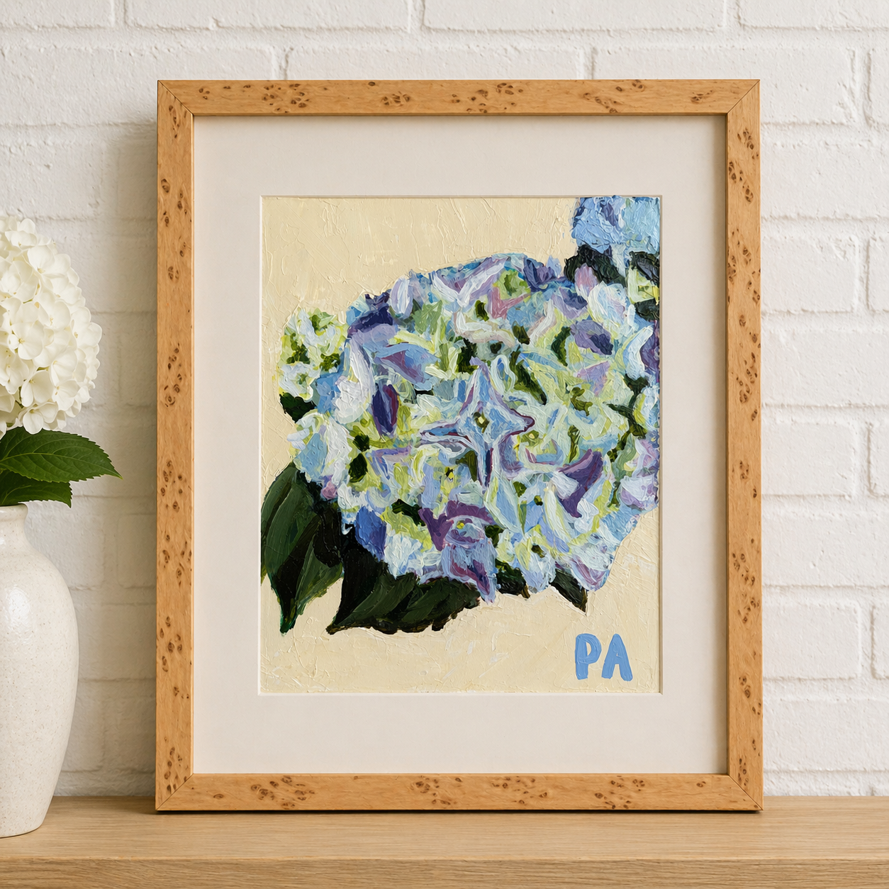 Blue Hydrangea Print