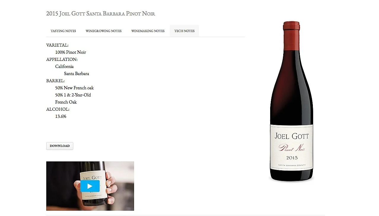 Product descriptions