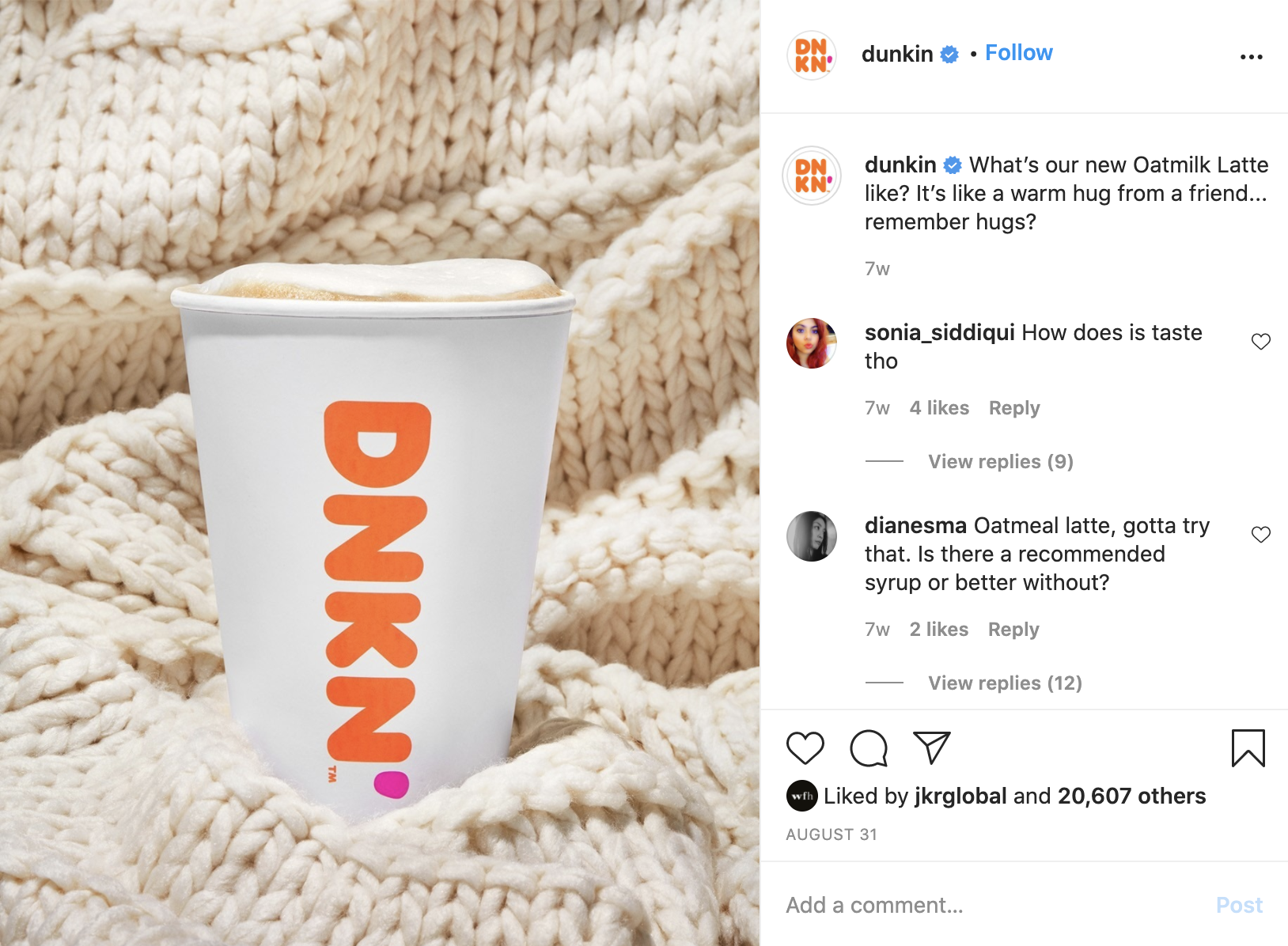 Social media content creation & captions