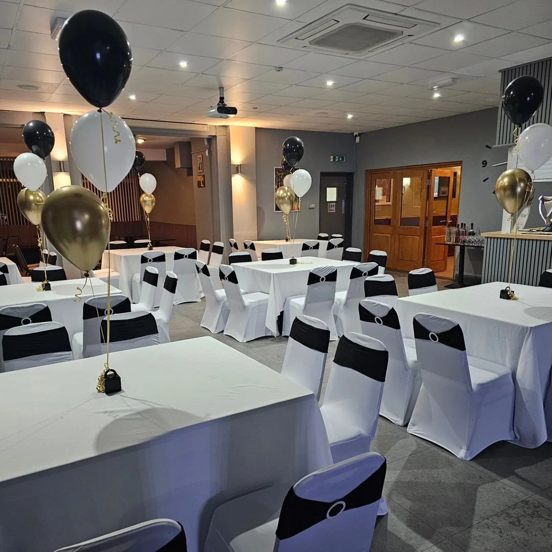 The Aldwinians RUFC function room, a venue styled by JP Event Decor