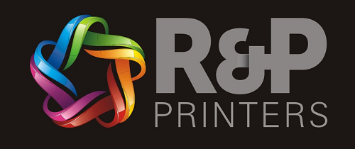 R & P Printers logo