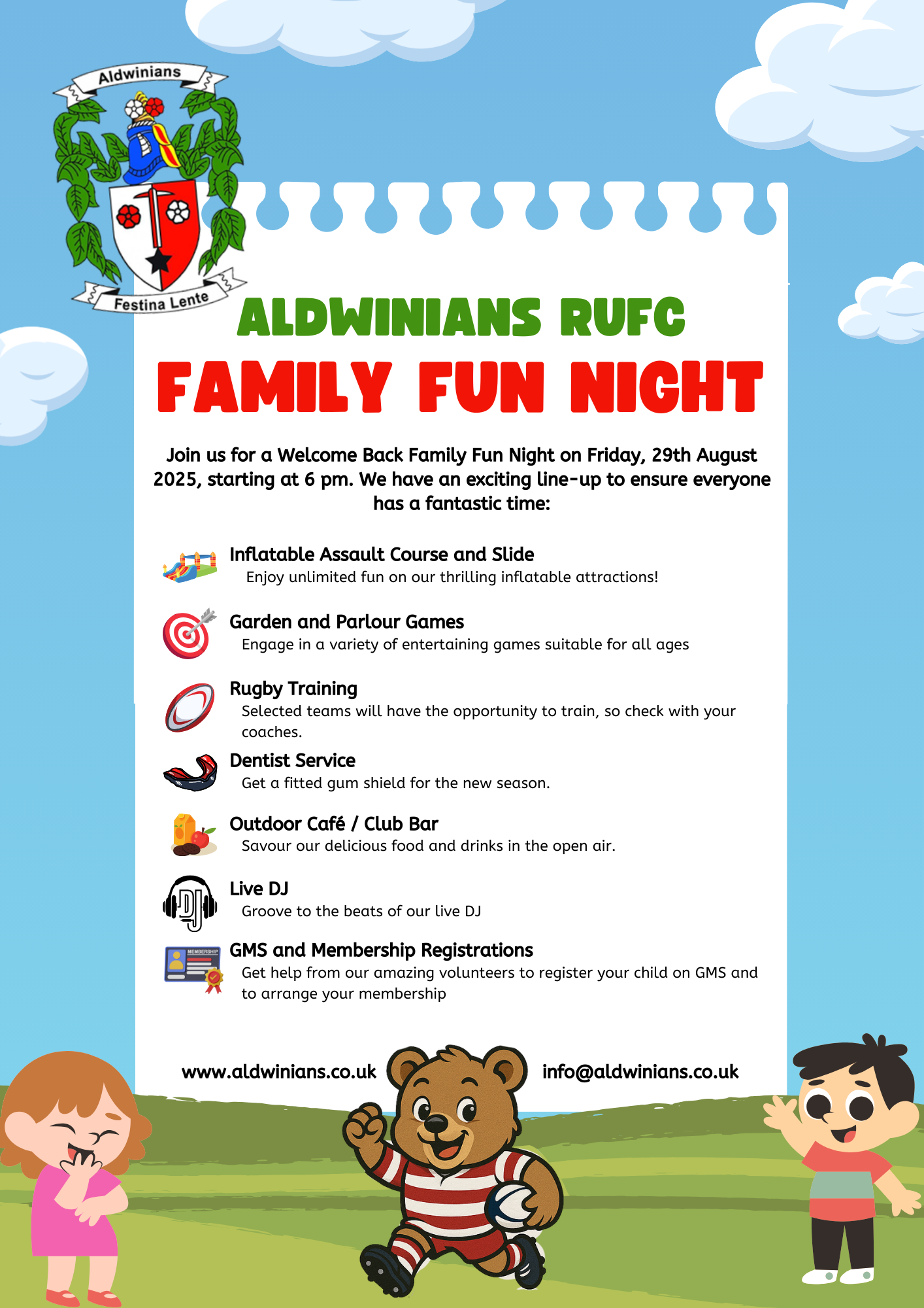 Welcome Back: Family Fun Night
