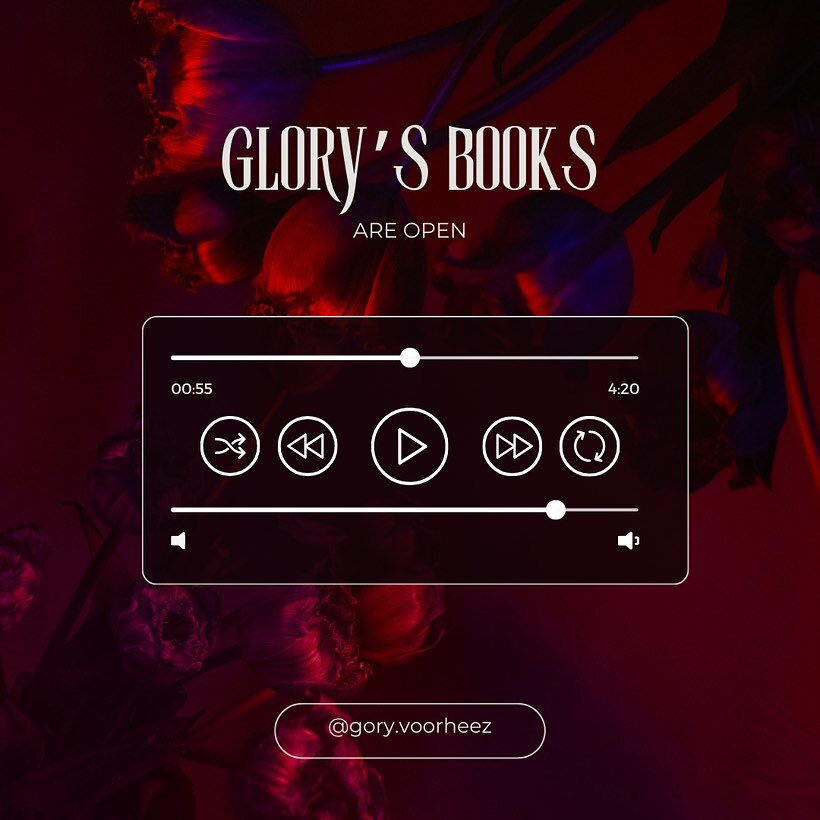 GLORY&rsquo;S BOOKS ARE OPEN ➡️➡️➡️ @gory.voorheez 

over the next few days i will be posting about each artist at red clover&rsquo;s booking process, as we get a lot of questions about how to book! each artist has their own methods of booking appoin