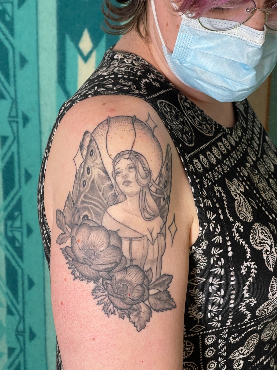 Healed fairy and anemone from my flash