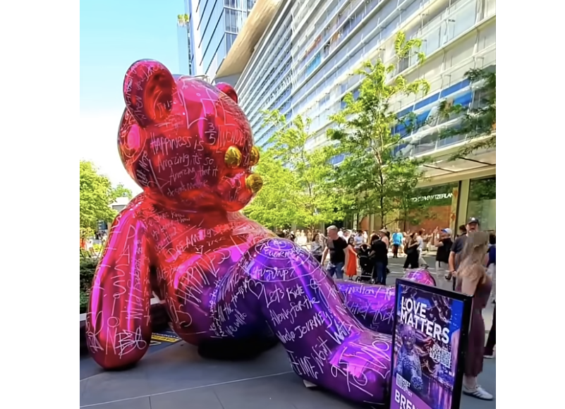 Giant bear in Hudson Yards?