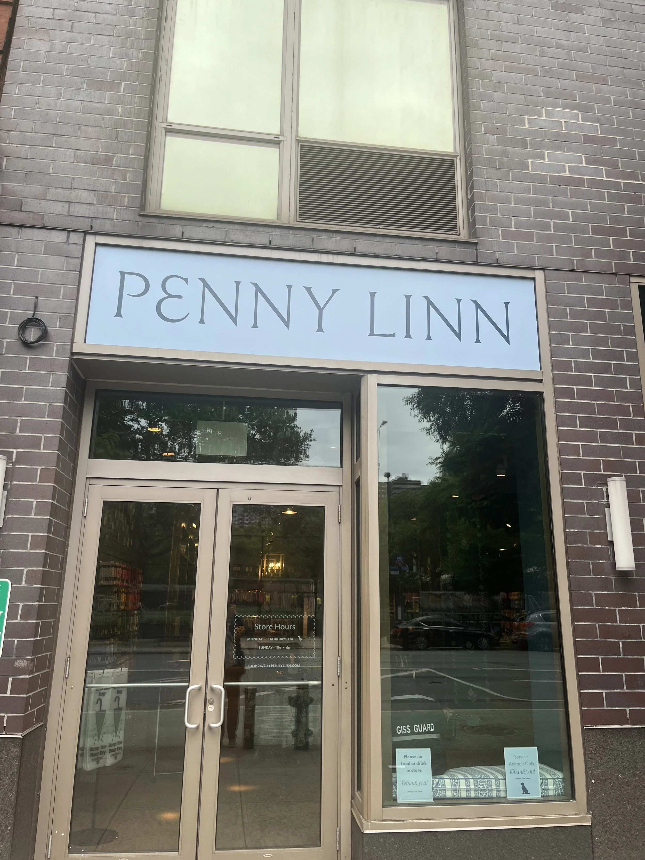 Penny Linn, a needlepoint shop, opens on our block