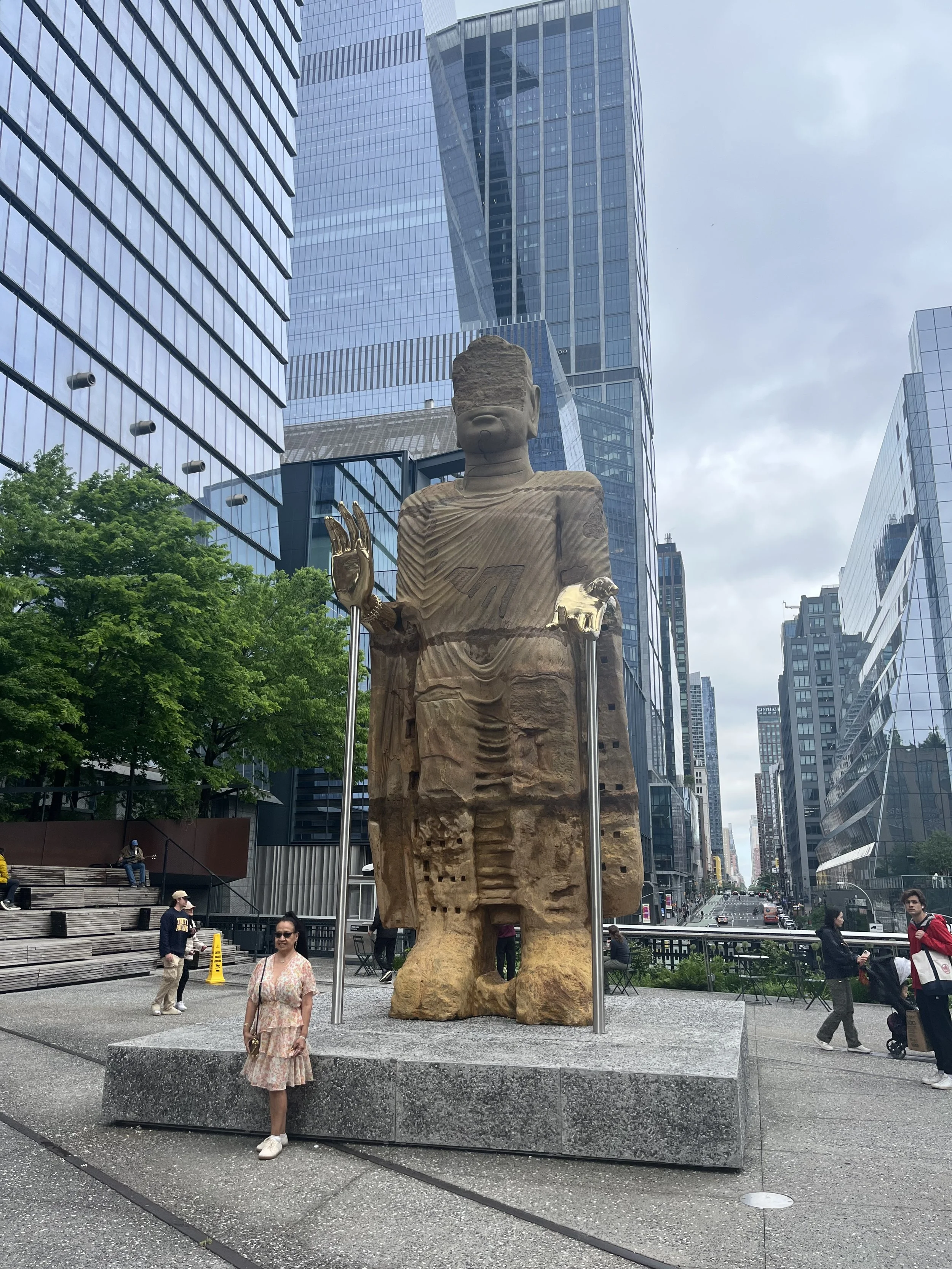 Buddha now greeting us on 30th &amp; 10th