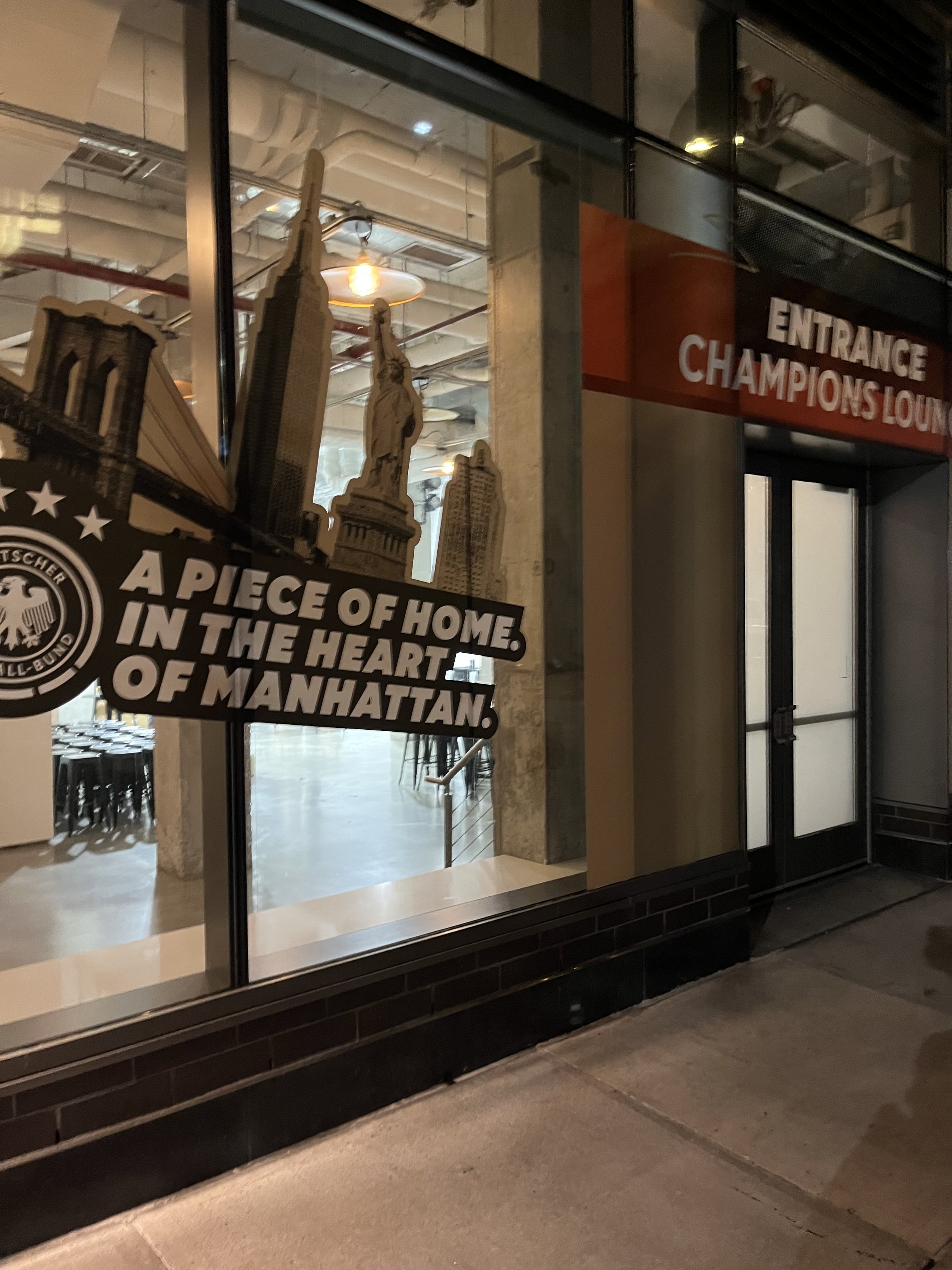 Germans on our block for the World Cup, hosting watch parties at Chelsea Industrial from June 12 to July 11!