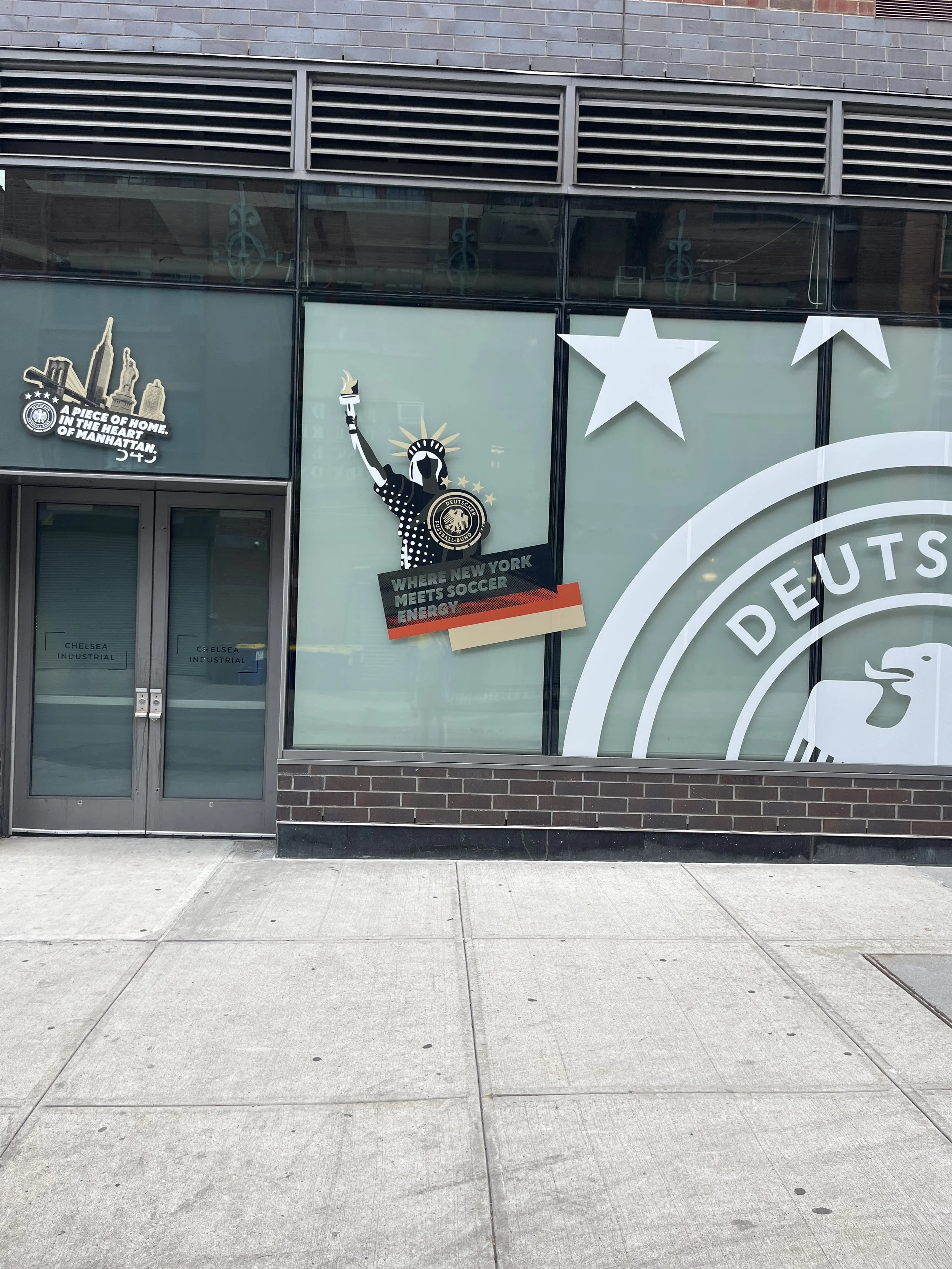 Germans on our block for the World Cup, hosting watch parties at Chelsea Industrial from June 12 to July 11!