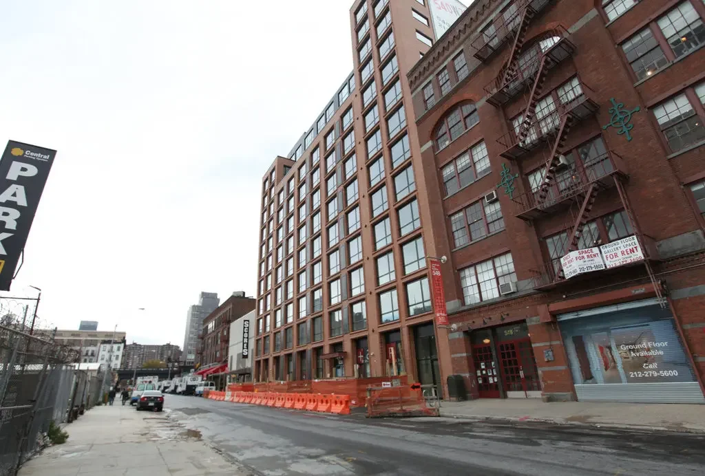 If you stood at the entrance of the Ava High Line apartments 15 years ago and took a picture, this is what it would look like