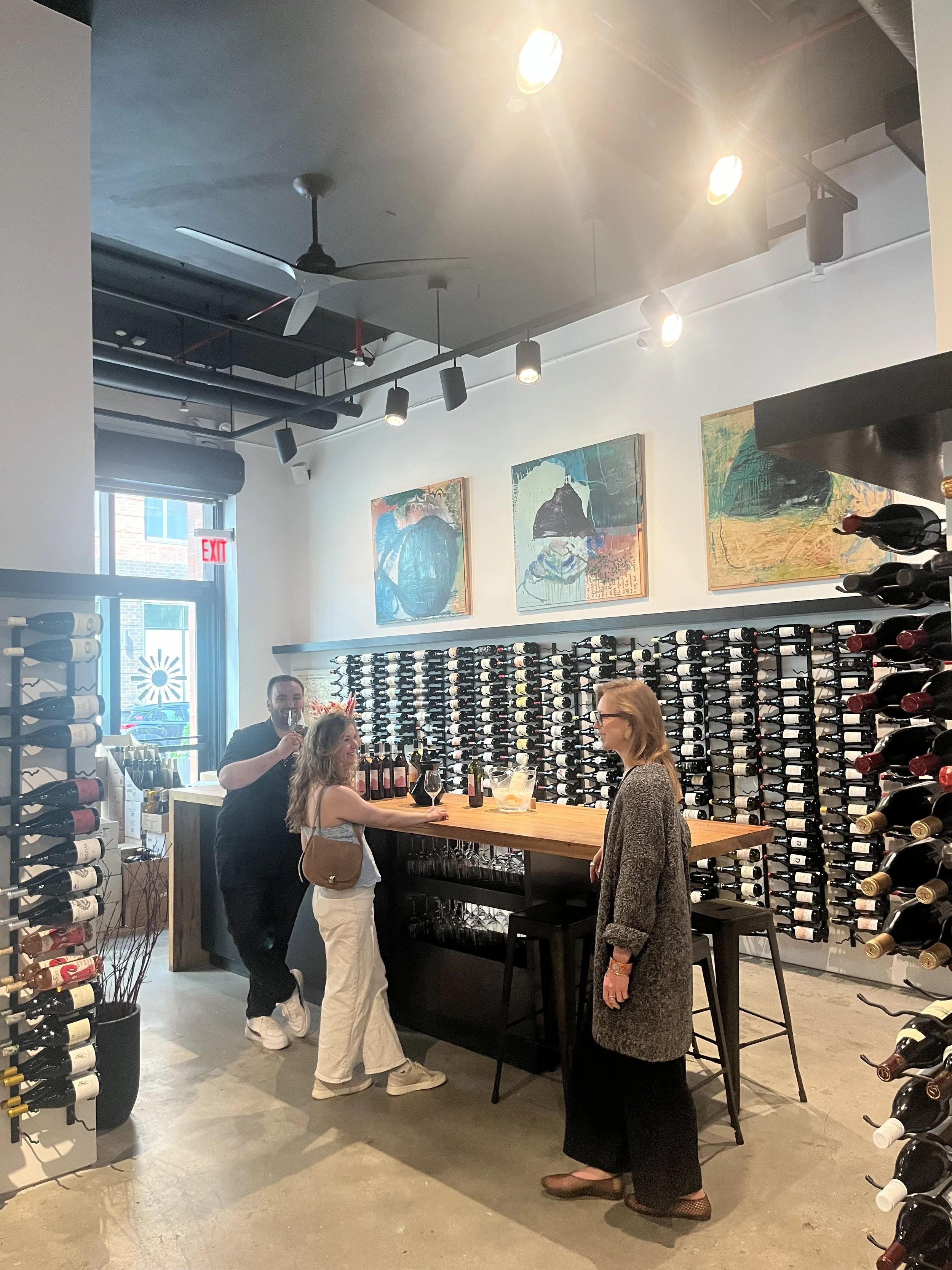 Manhattan Wine Company on 28th Street does tastings every Saturday afternoon