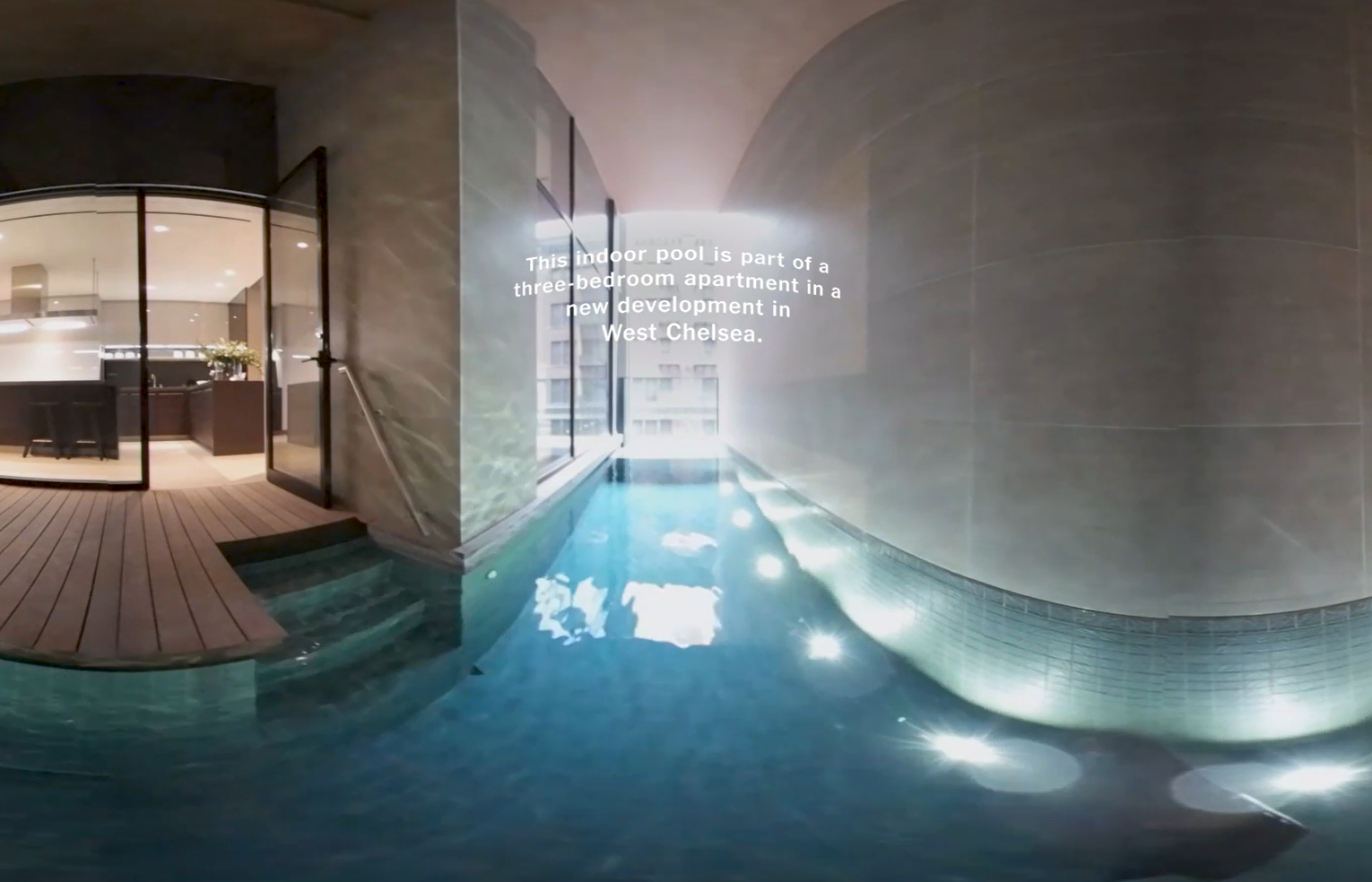 If you stand on 29th Street near Kahlo and look up at the apartments across the street and see a glimmer on the ceiling, you are looking at somebody’s private pool