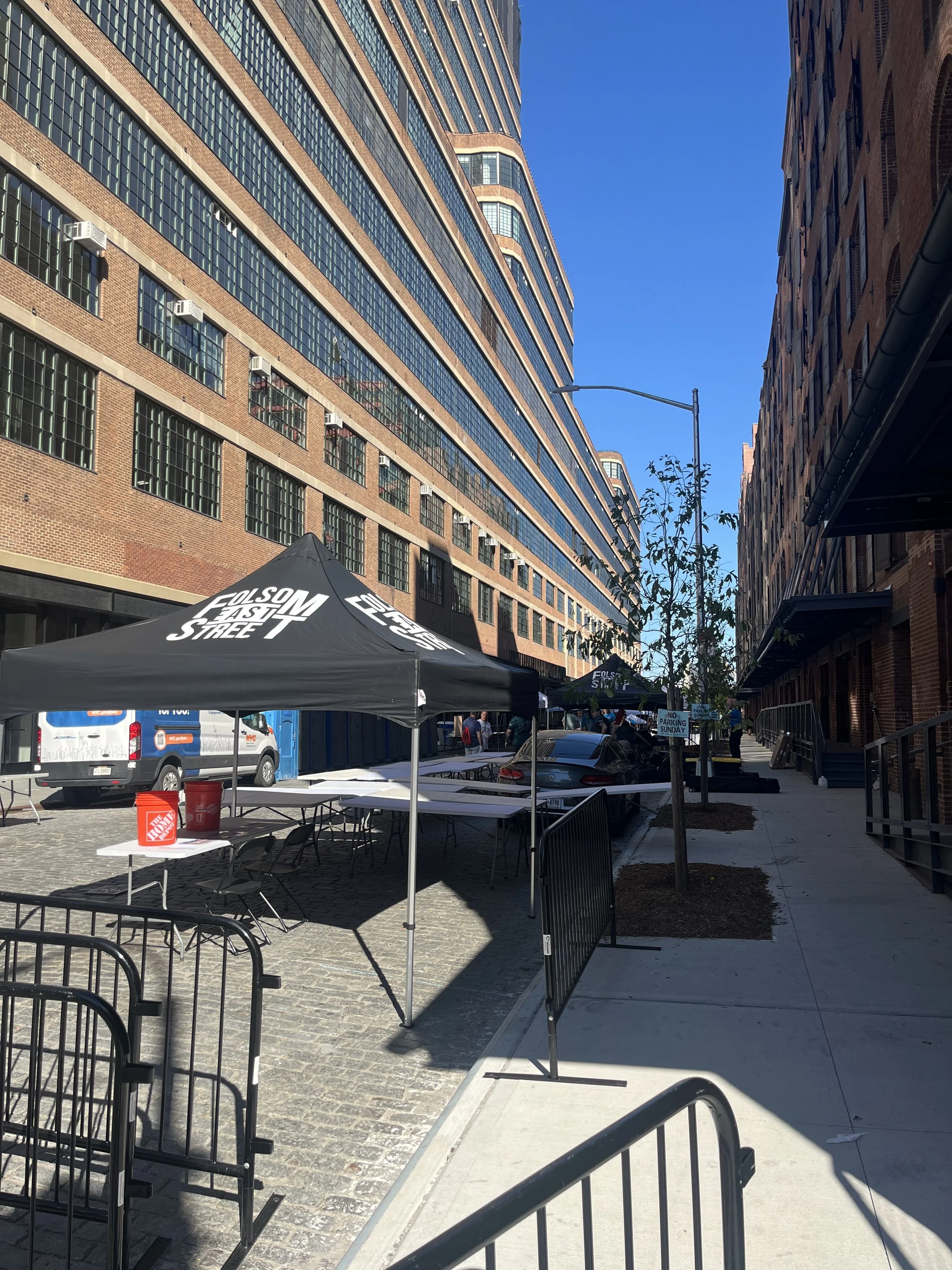 LGBTQ+ kink and fetish street fair today on 27th between 11th & 12th 