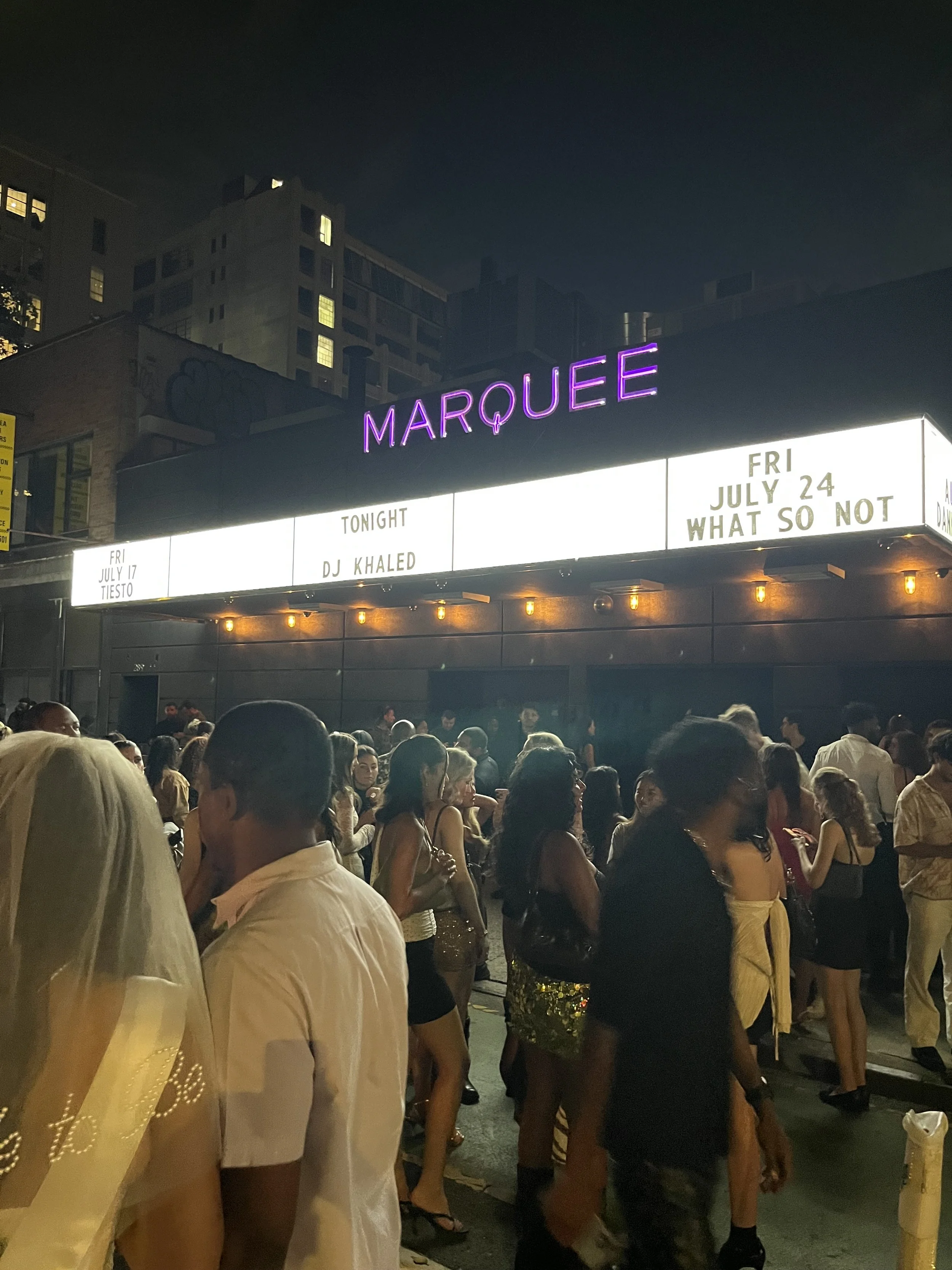DJ Khaled at Marquee last night 