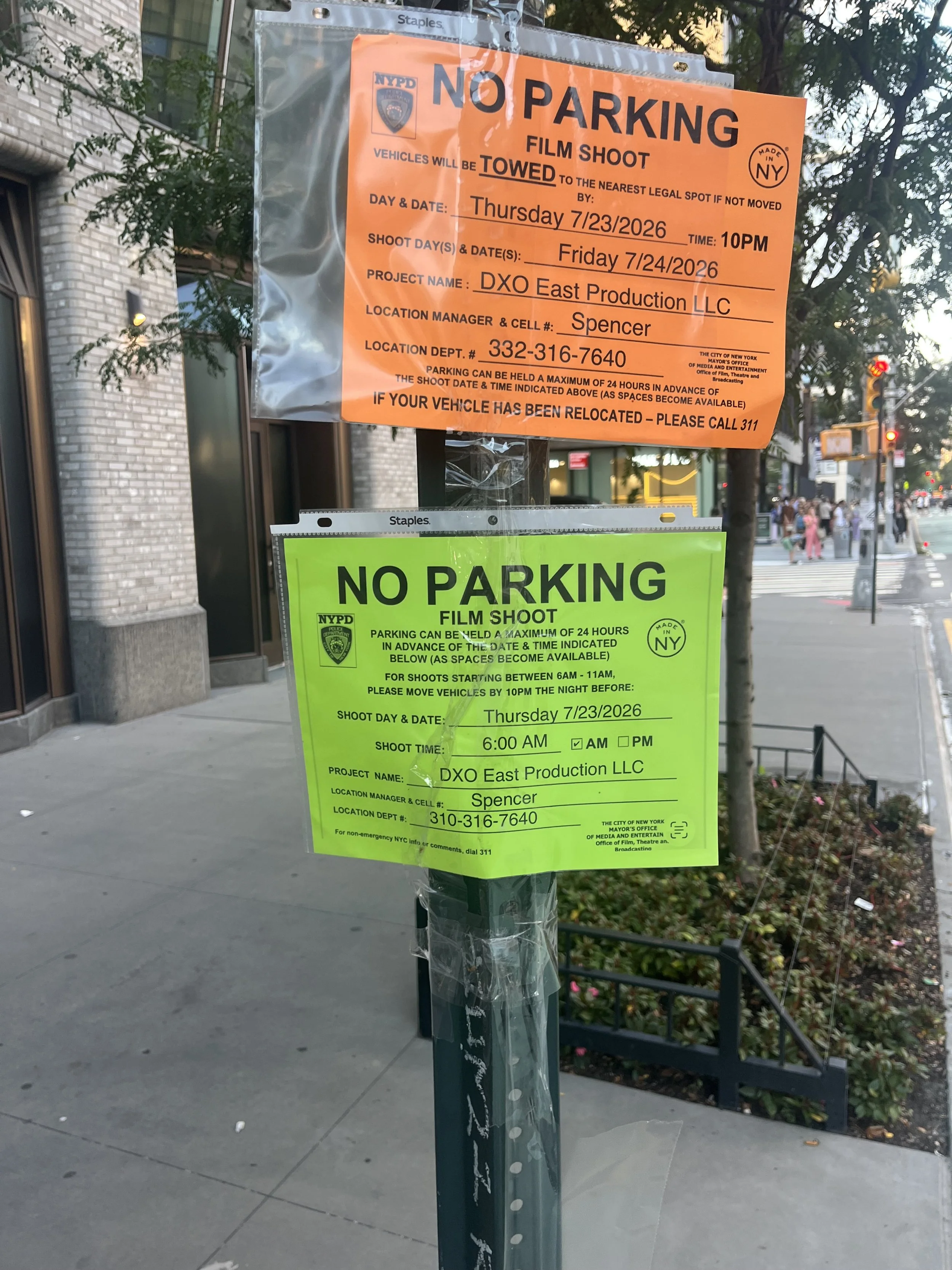 Dexter: Resurrection filming in Chelsea