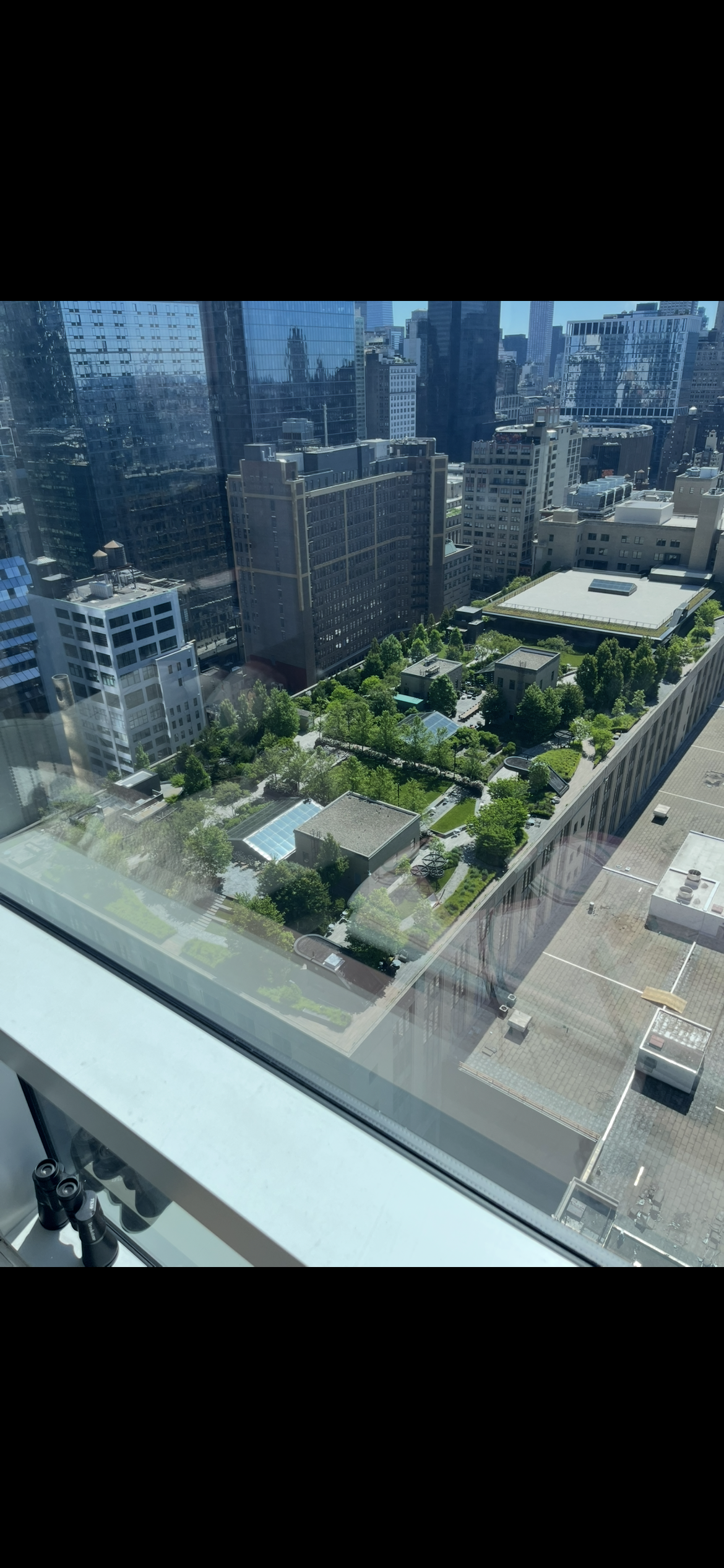 Massive rooftop garden on top of the Post Office building