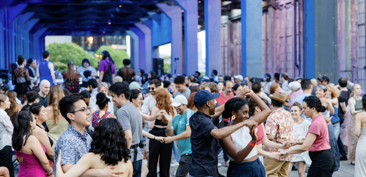 Outdoor dance party on the High Line this Thursday (on 15th Street)!