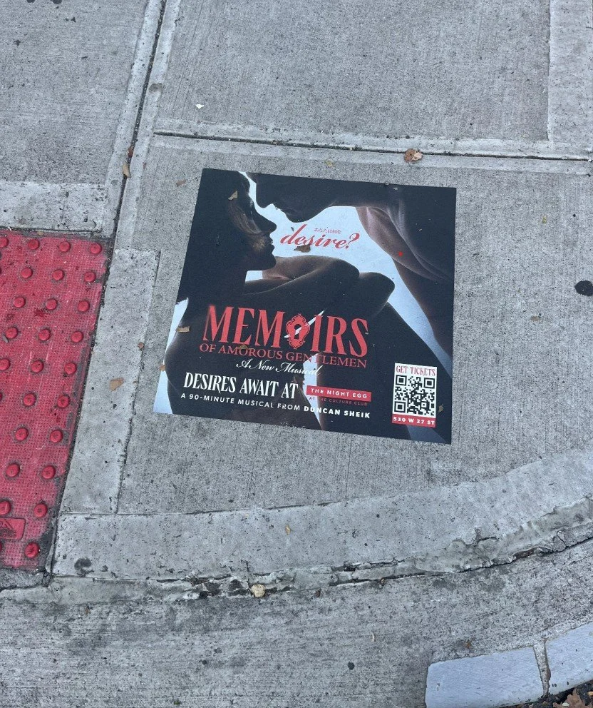 “Memoirs of Amorous Gentlemen,” a musical, now showing on 27th Street 