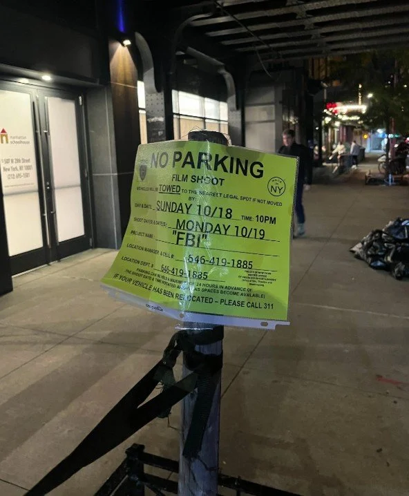 “FBI” filming on 28th Street on October 19th