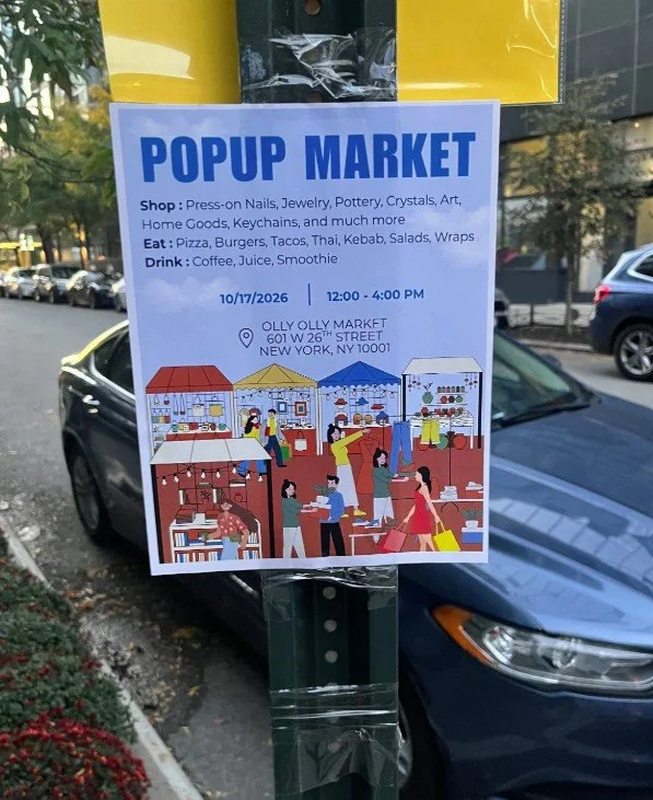 Olly Olly on 26th &amp; 11th has a pop up flea market this Sunday from 12-4pm