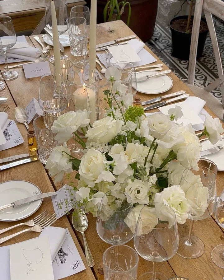 Sophie &amp; Nico 🍃 hosted their nearest and dearest from South Africa in a candlelit Azalea Glasshouse. Intimate tables of handwritten love letters and Spring's finest stems 🕯️ ✉️ 

Venue @glenappcastle 
Photography @connorbarrettphotography