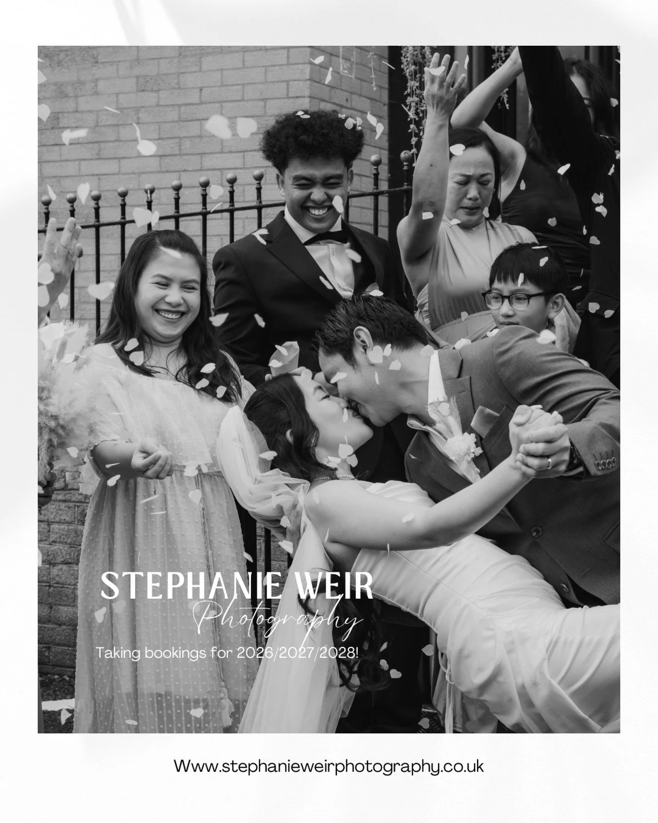 Now booking weddings for dates in 2026/2027/2028! 

I&rsquo;m based in Co. Tyrone and travel all over Ireland to photograph weddings! 
I have 3 packages to choose from to suit your wedding day! 
Prices start from &pound;600! 
Your date is secure with