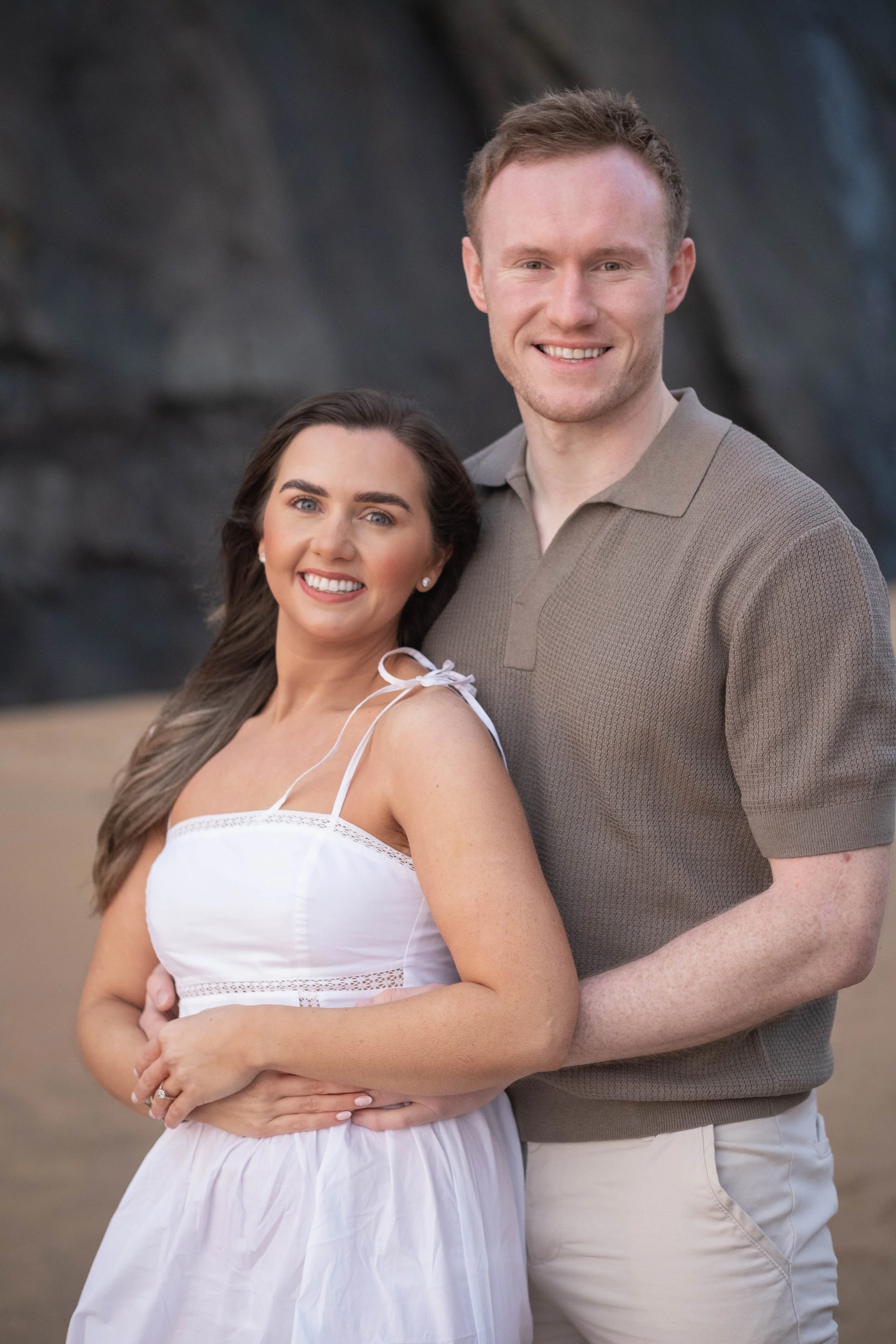 Siun and Fintan, Ballintoy Harbour, Engagement