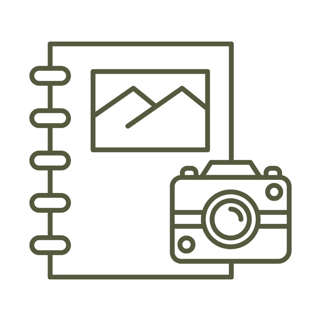 green photo album icon