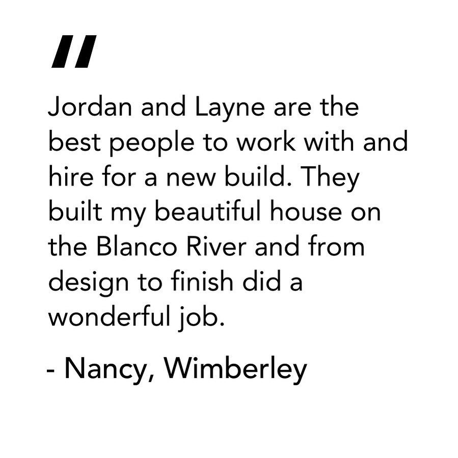 Thank you, Nancy, for the kind words and for being a dream client ⭐️⭐️⭐️⭐️⭐️ We love working with clients to build their custom homes 🏡🛠️👷🏼&zwj;♂️ Learn more about our process at the link in bio.