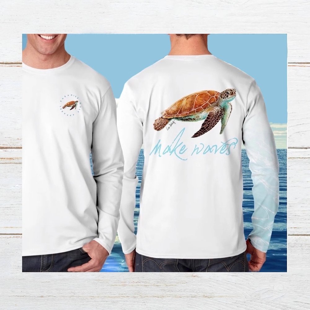 Fieldside Studio — Store 2 — Performance Fishing Shirt: Sea Turtle