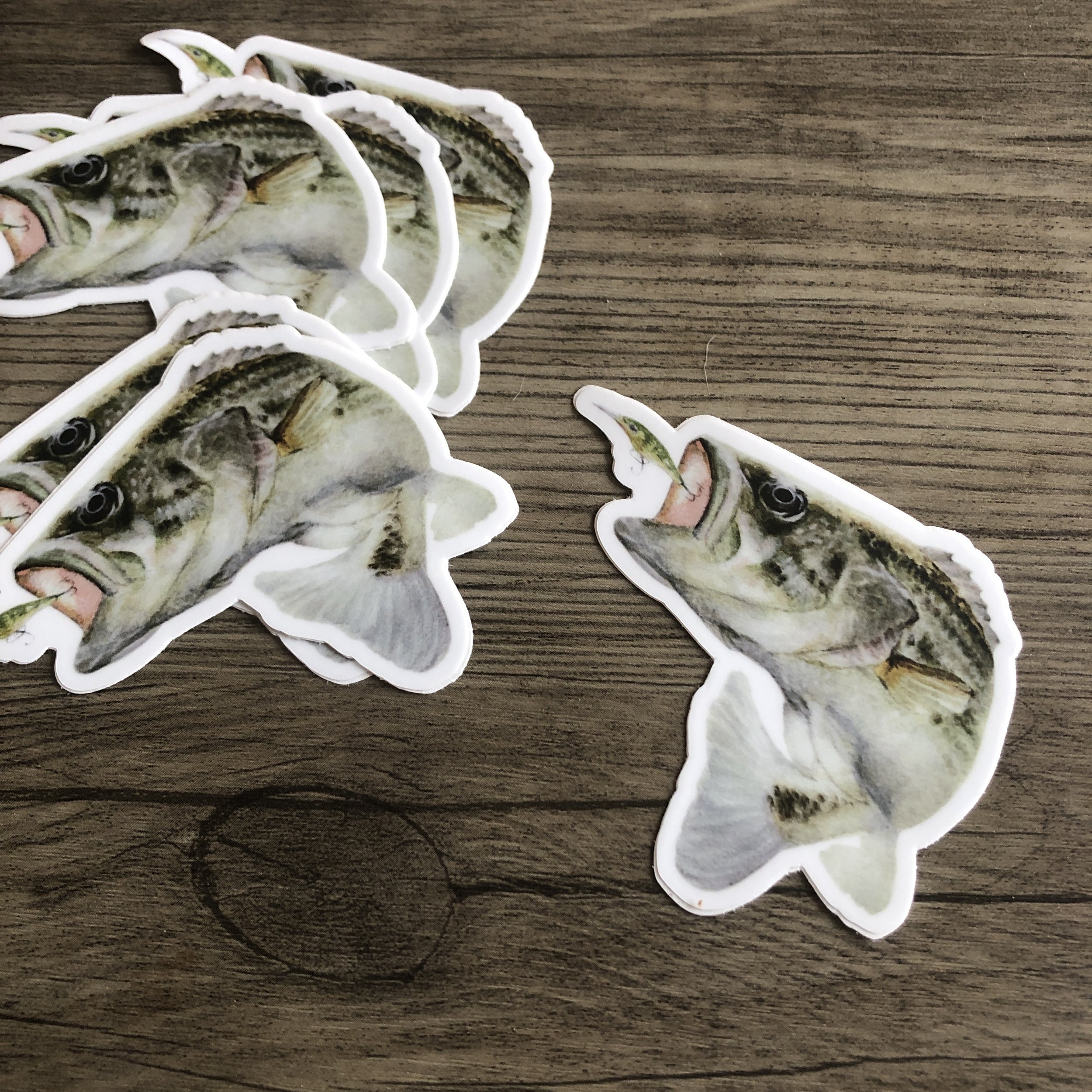 Bass Vinyl Sticker