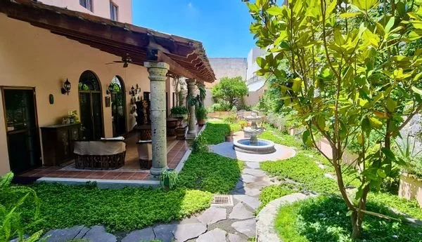 VACATION FOR 8 IN SAN MIGUEL DE ALLENDE, MEXICO FOR A WEEK:  Enjoy the charm of San Miguel de Allende in this spacious colonial-style home located on a cobblestone street within the secure gated golf community of Mesa de Malanquín. The home features 