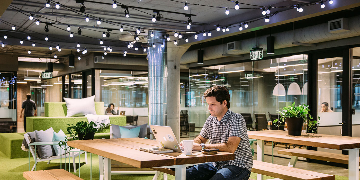 Industrious Offices interior design and architecture. Office interior design and consultancy by Shanta Trusewich Studio Sio, New Zealand