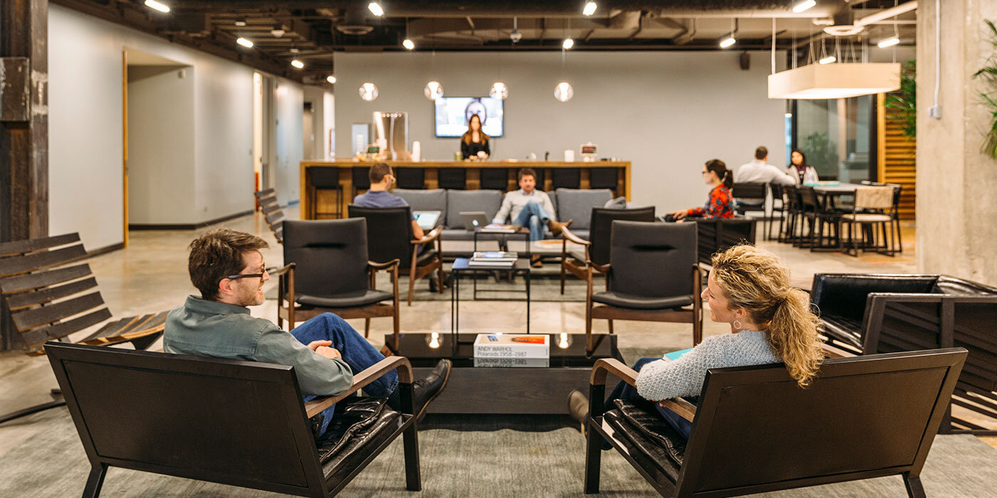 Industrious Offices interior design and architecture. Office interior design and consultancy by Shanta Trusewich Studio Sio, New Zealand