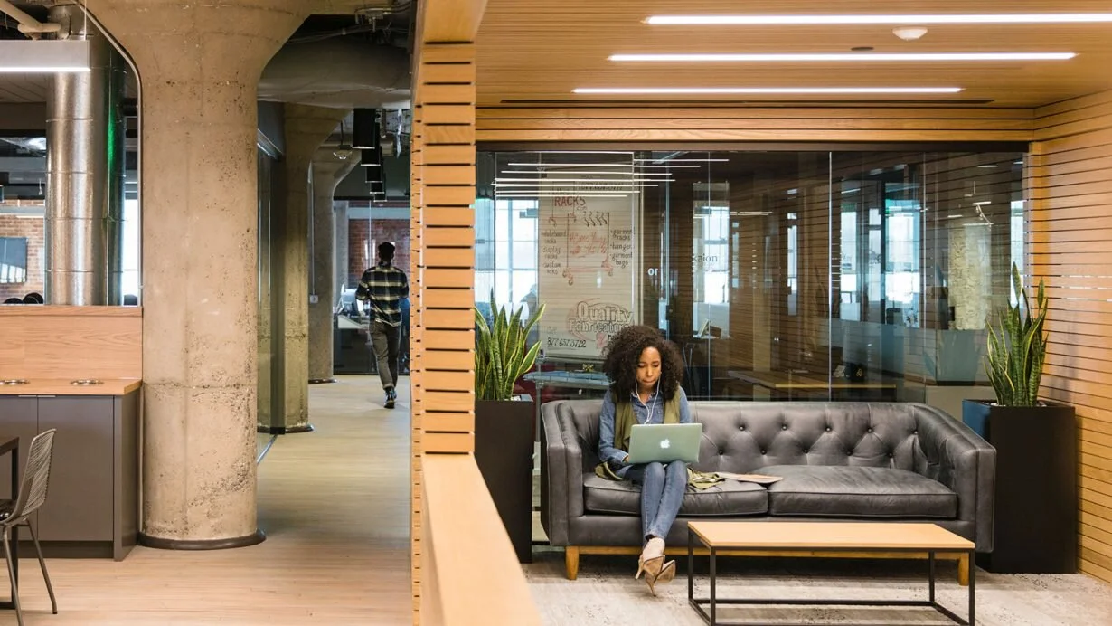 Industrious Offices interior design and architecture. Office interior design and consultancy by Shanta Trusewich Studio Sio, New Zealand